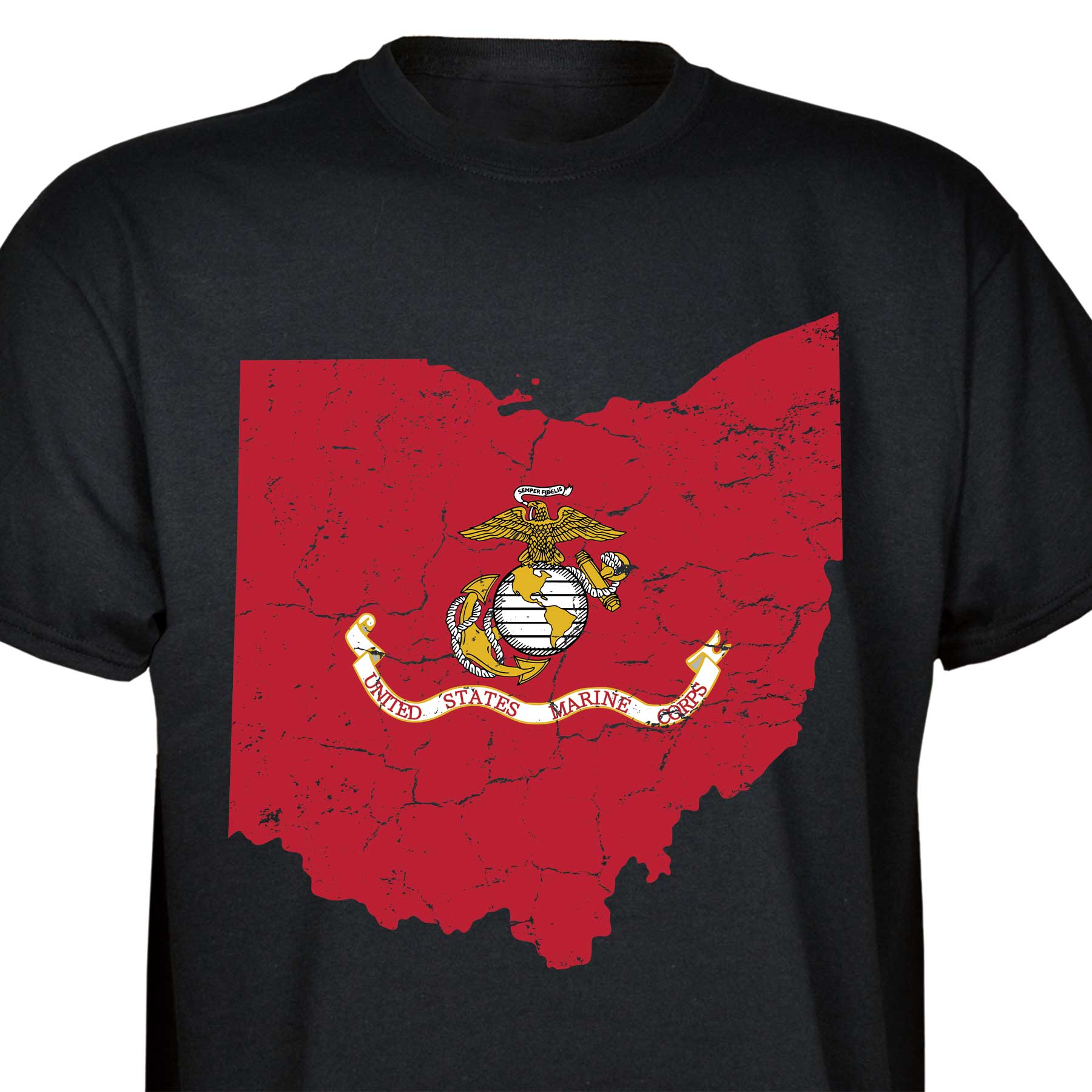 Customizable USMC T-Shirt with Choose-your-State Option - Image 37