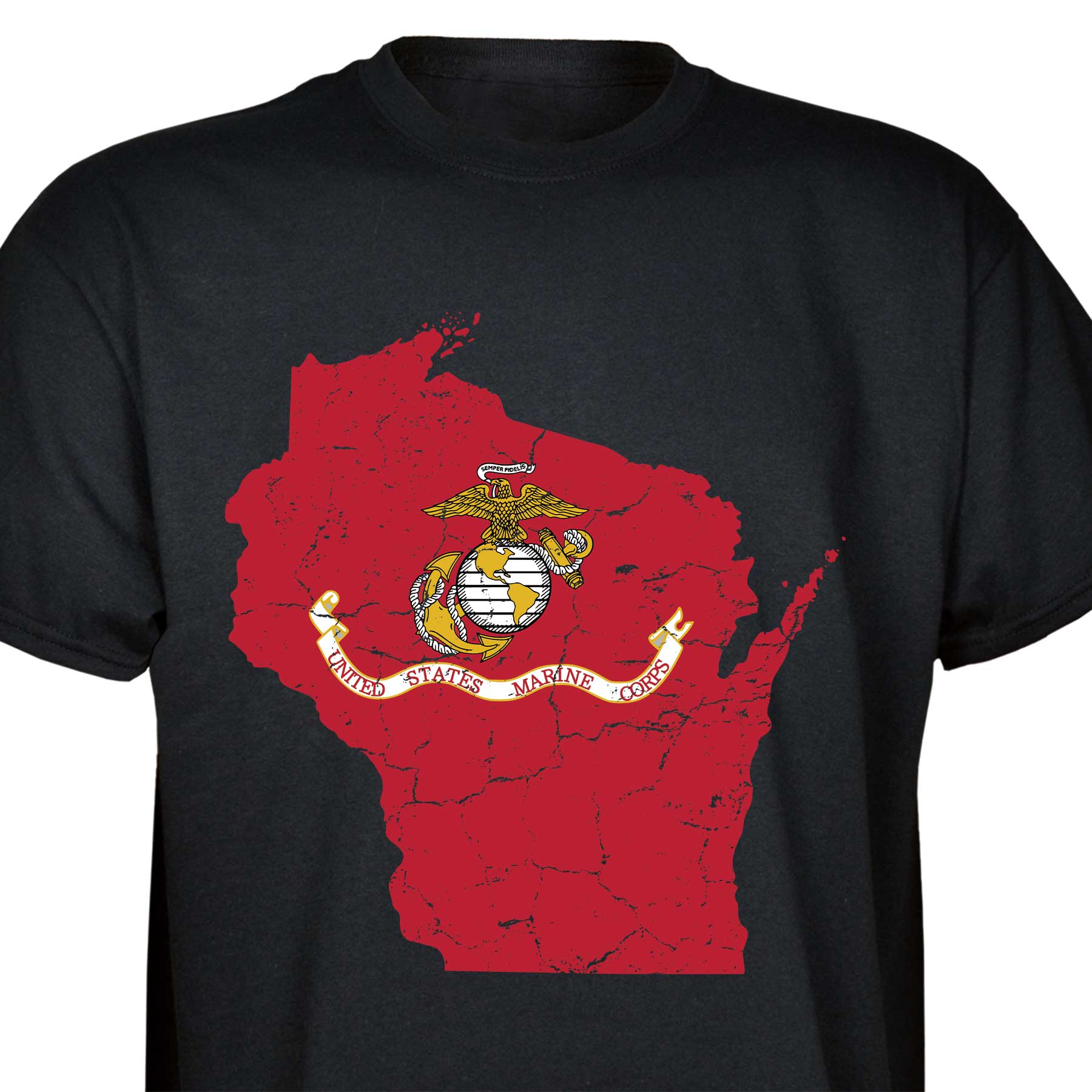 Customizable USMC T-Shirt with Choose-your-State Option - Image 50