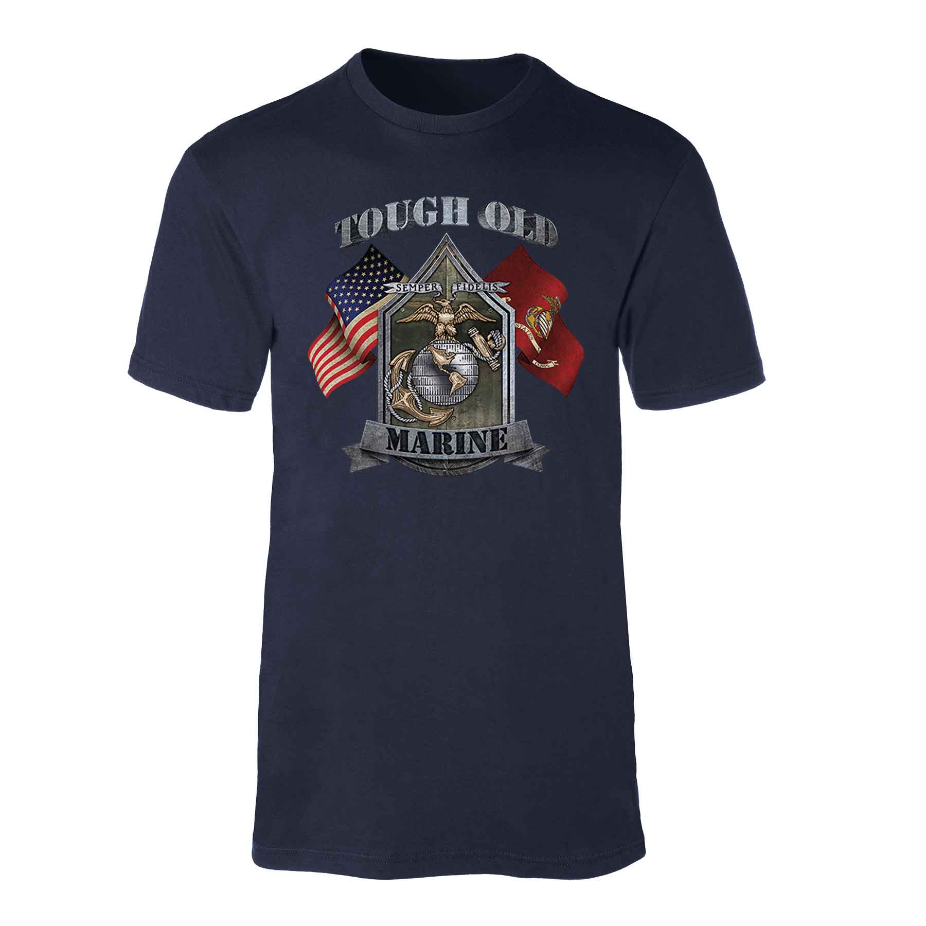 Tough Old Marine T-shirt - Image 4