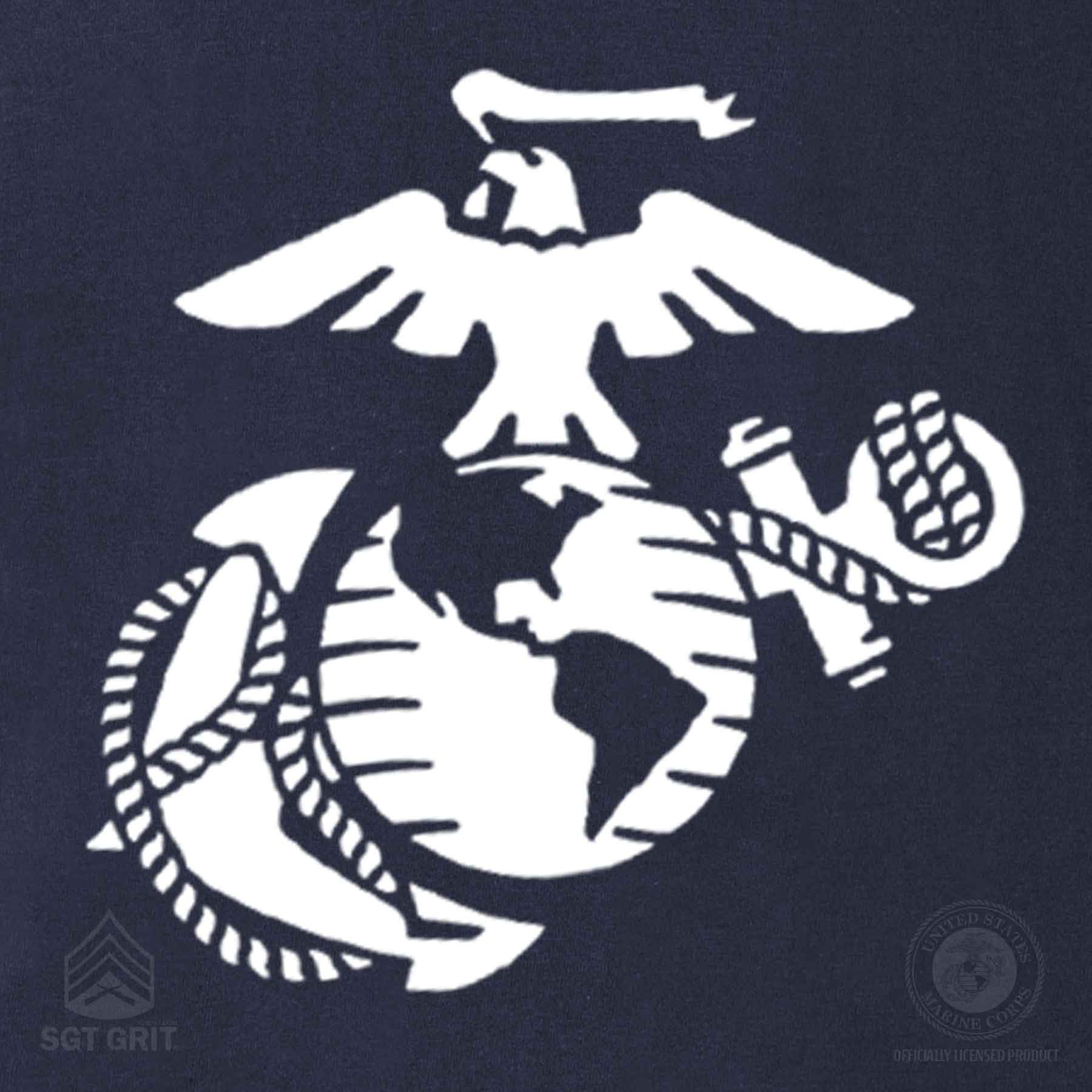 Devil Dog Make No Mistake Back With Left Chest T-shirt - Image 3
