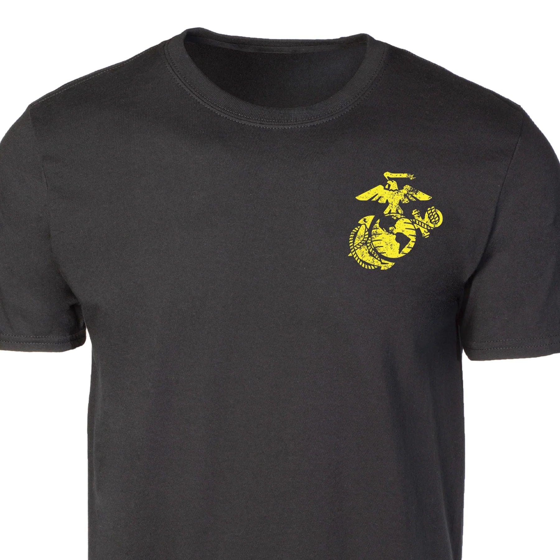 USMC 'If You Have to Ask' Graphic Black T-shirt - Image 5