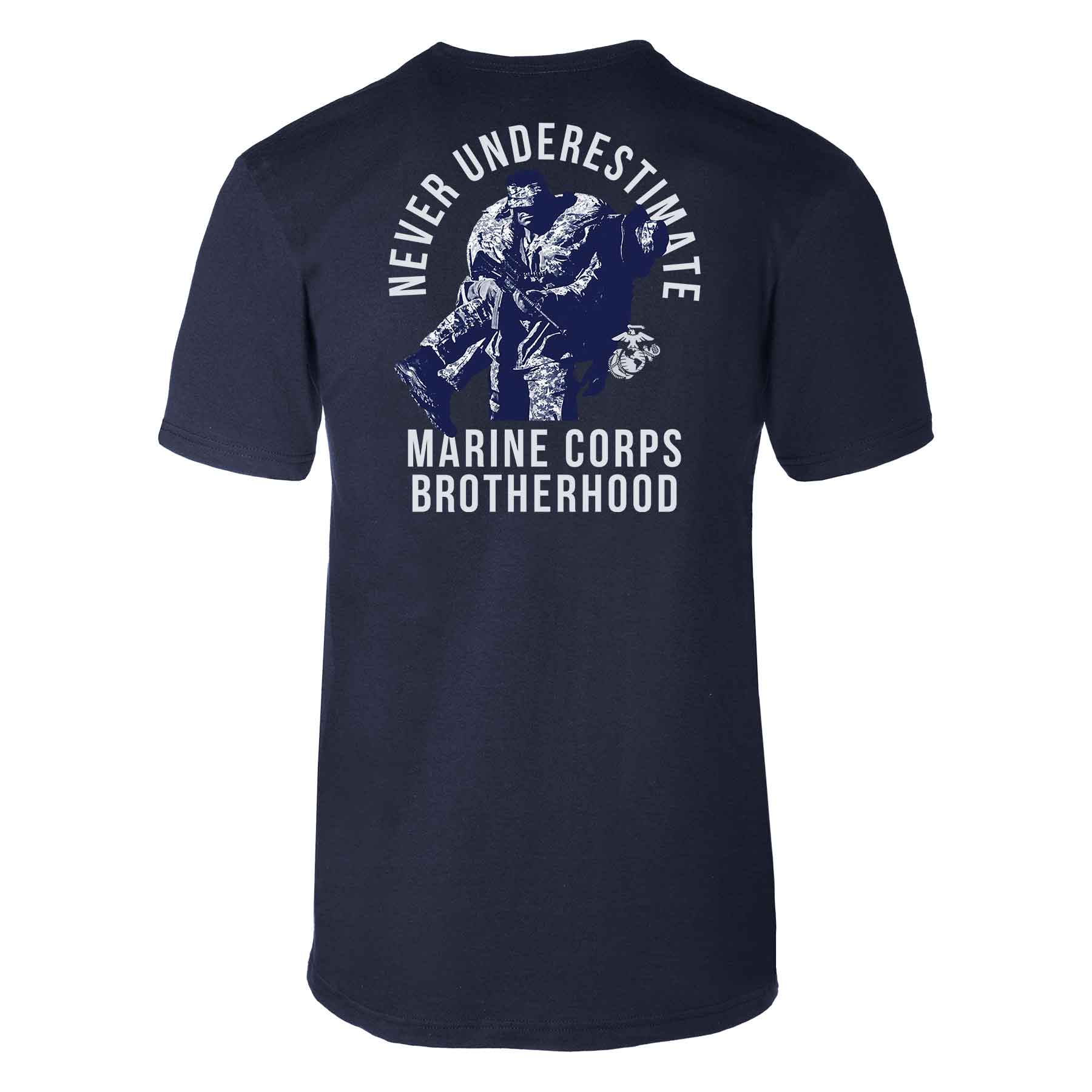 USMC Marine Corps Brotherhood T-shirt 100% Cotton - Image 8