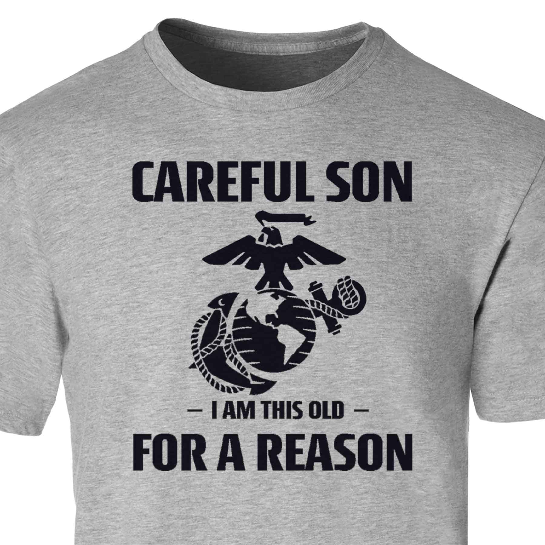 Marine Graphic 'Careful Son' Short-Sleeve T-shirt