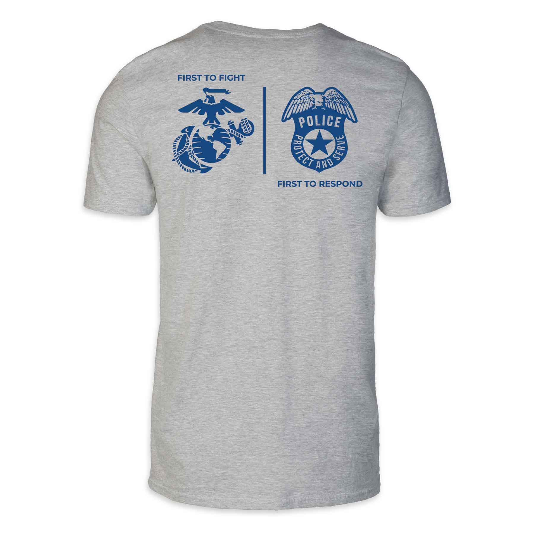 USMC First Responders Police T-shirt - Image 8