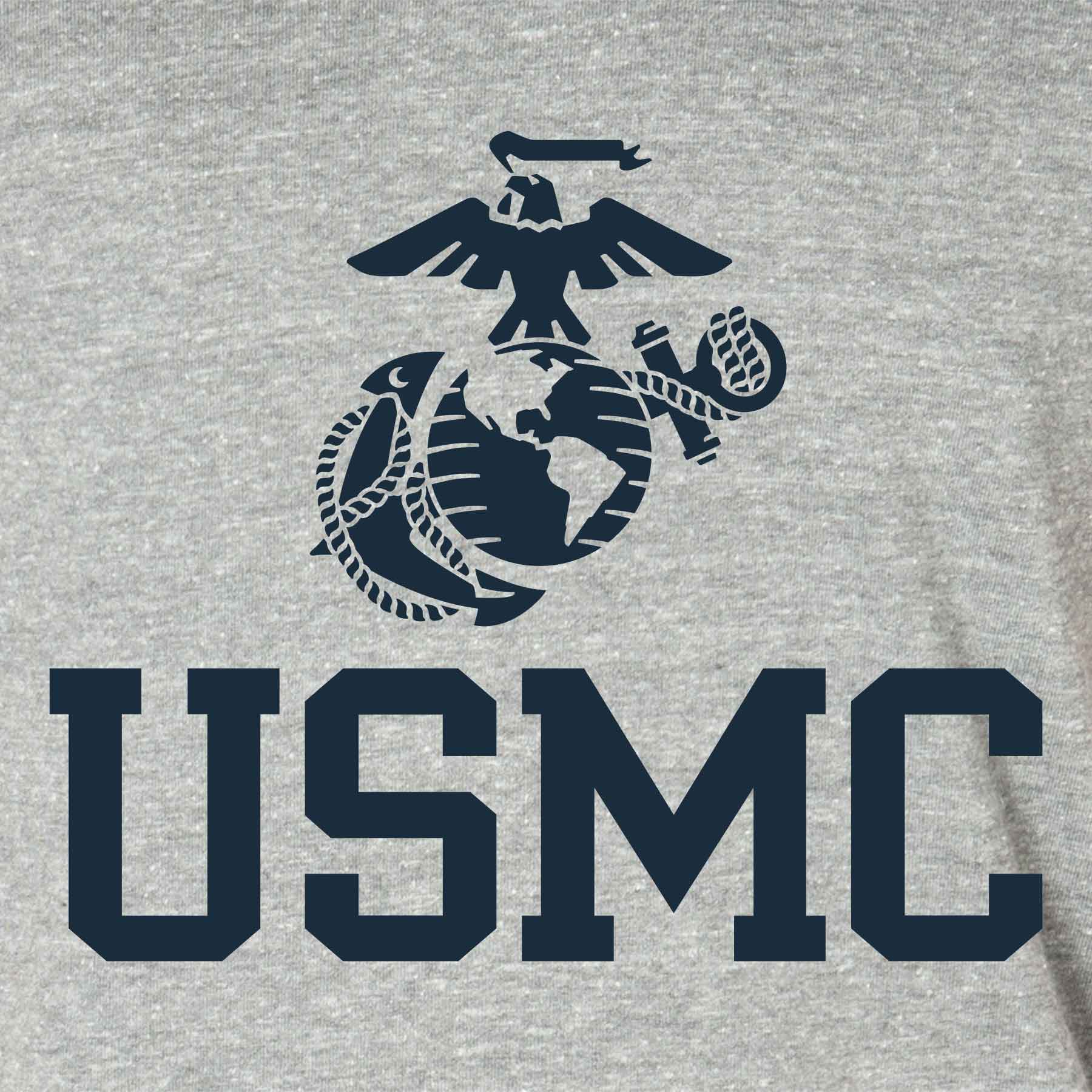 Champion USMC Jock Tag Tri-blend T-shirt - Image 3