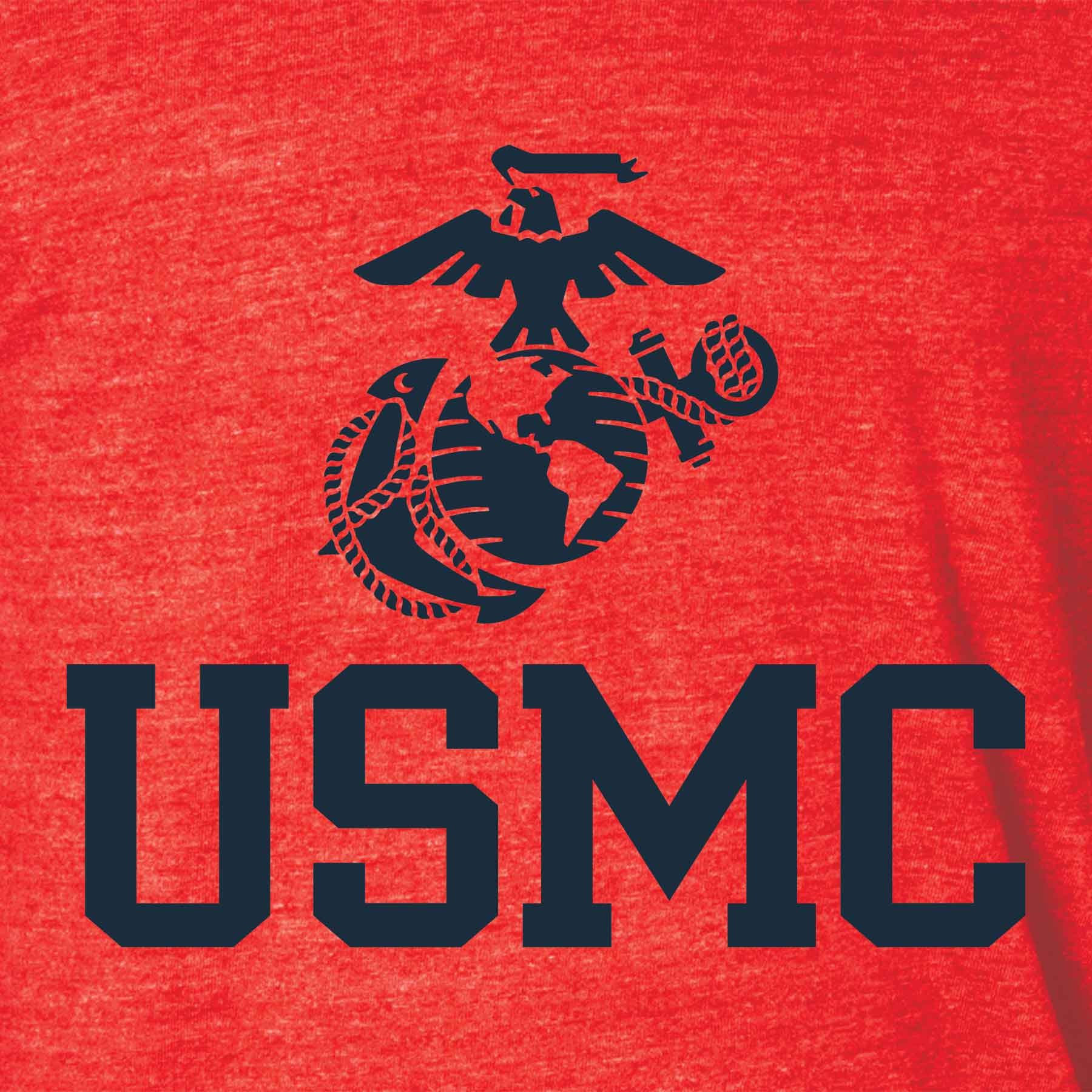 Champion USMC Jock Tag Tri-blend T-shirt - Image 6