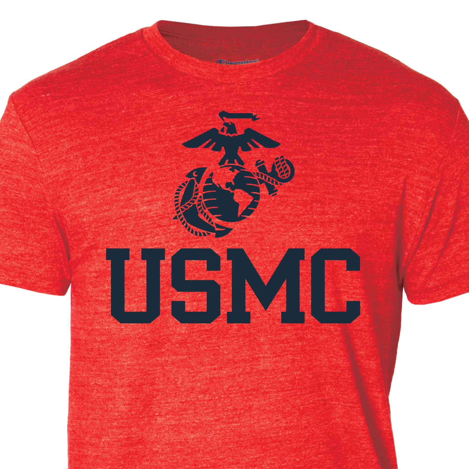 Champion USMC Jock Tag Tri-blend T-shirt - Image 8