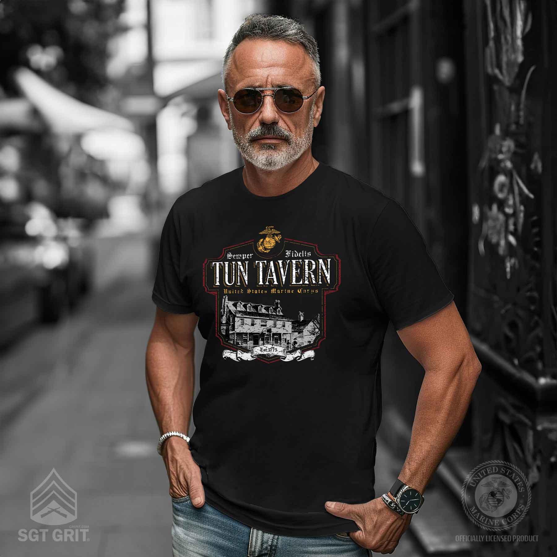 Tun Tavern Full Front T-shirt - Image 2