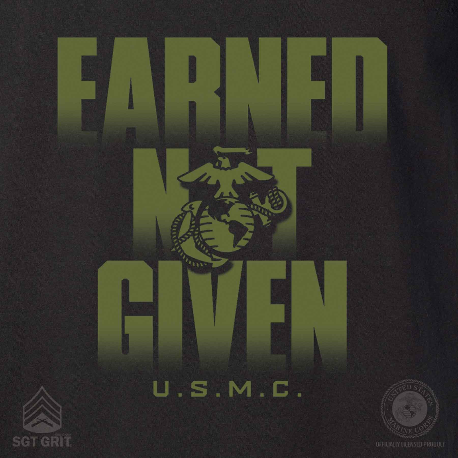 USMC Earned Not Given T-shirt - Image 3