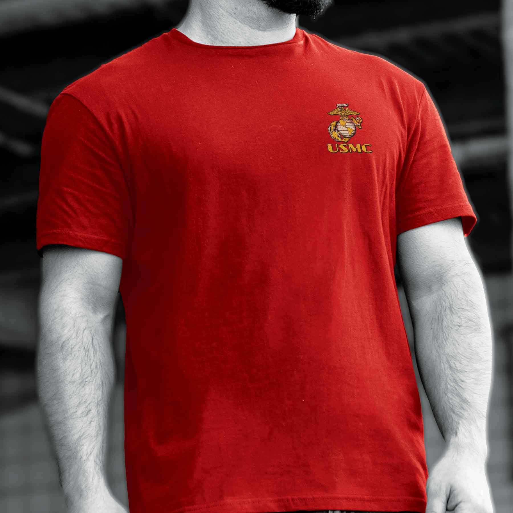 USMC Vintage Banners T-shirt - Image 2