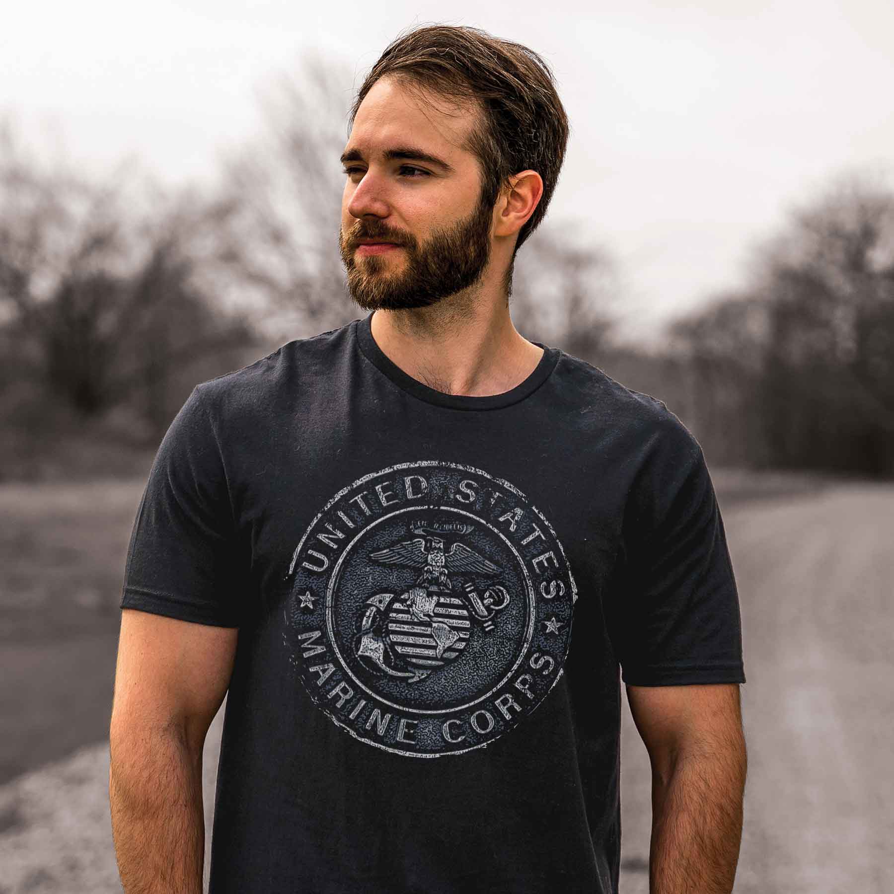 USMC Vintage Eagle, Globe, and Anchor T-shirt - Image 2