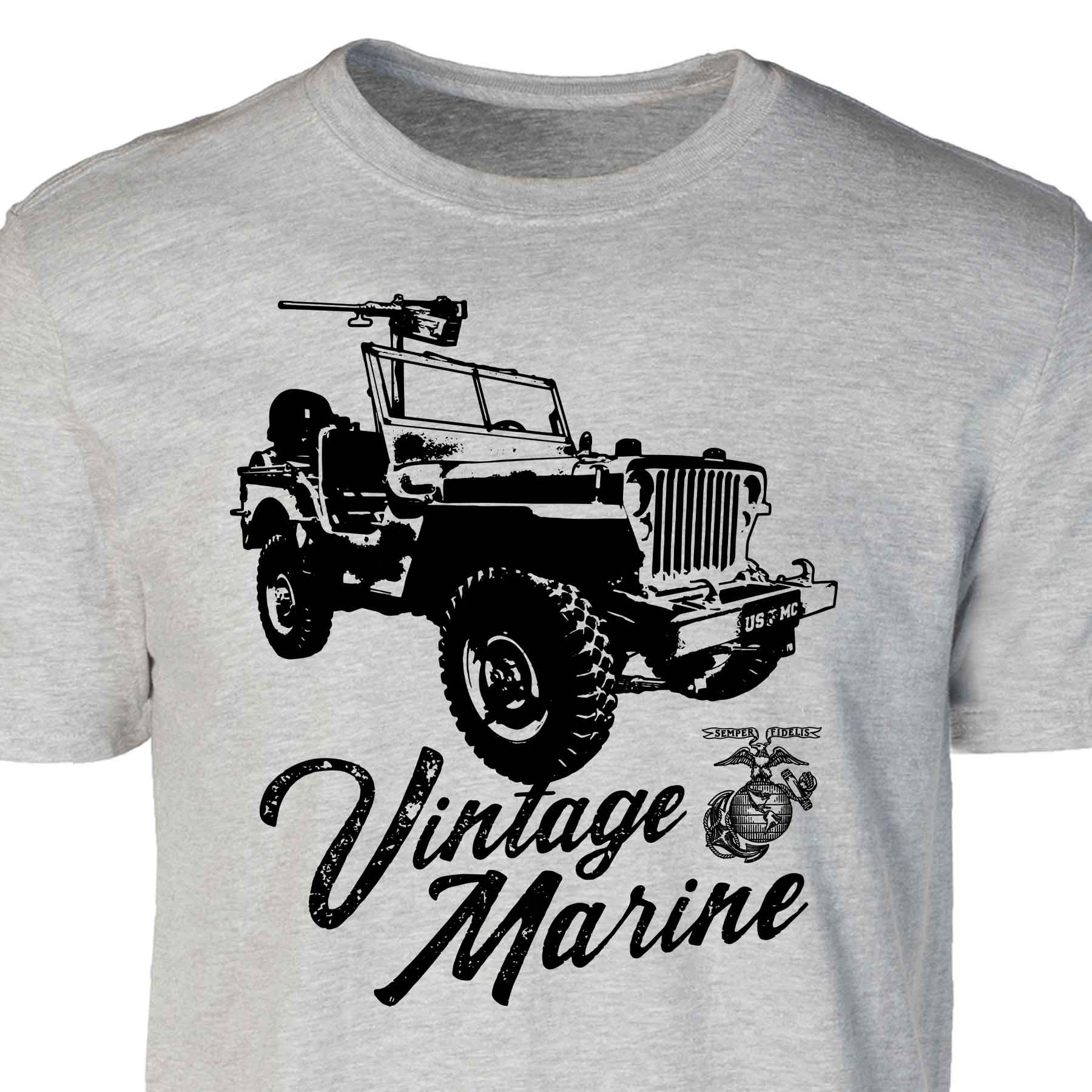 Vintage Marine Jeep T-shirt - Image 5