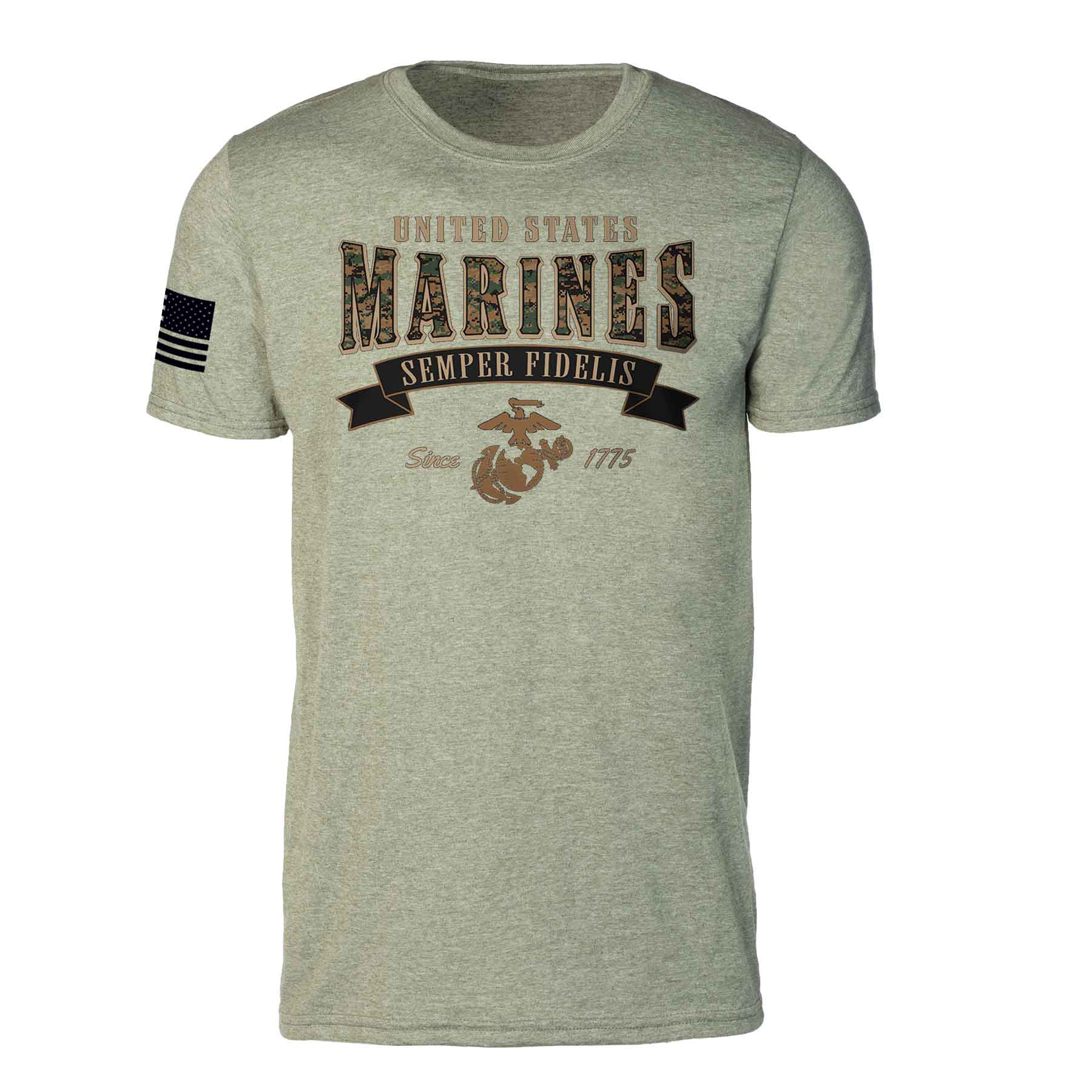 USMC Marpat Camo T-shirt - Image 4