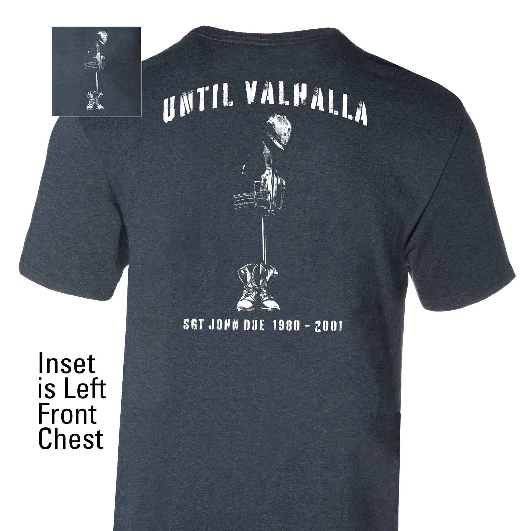 Until Valhalla Heathered T-shirt