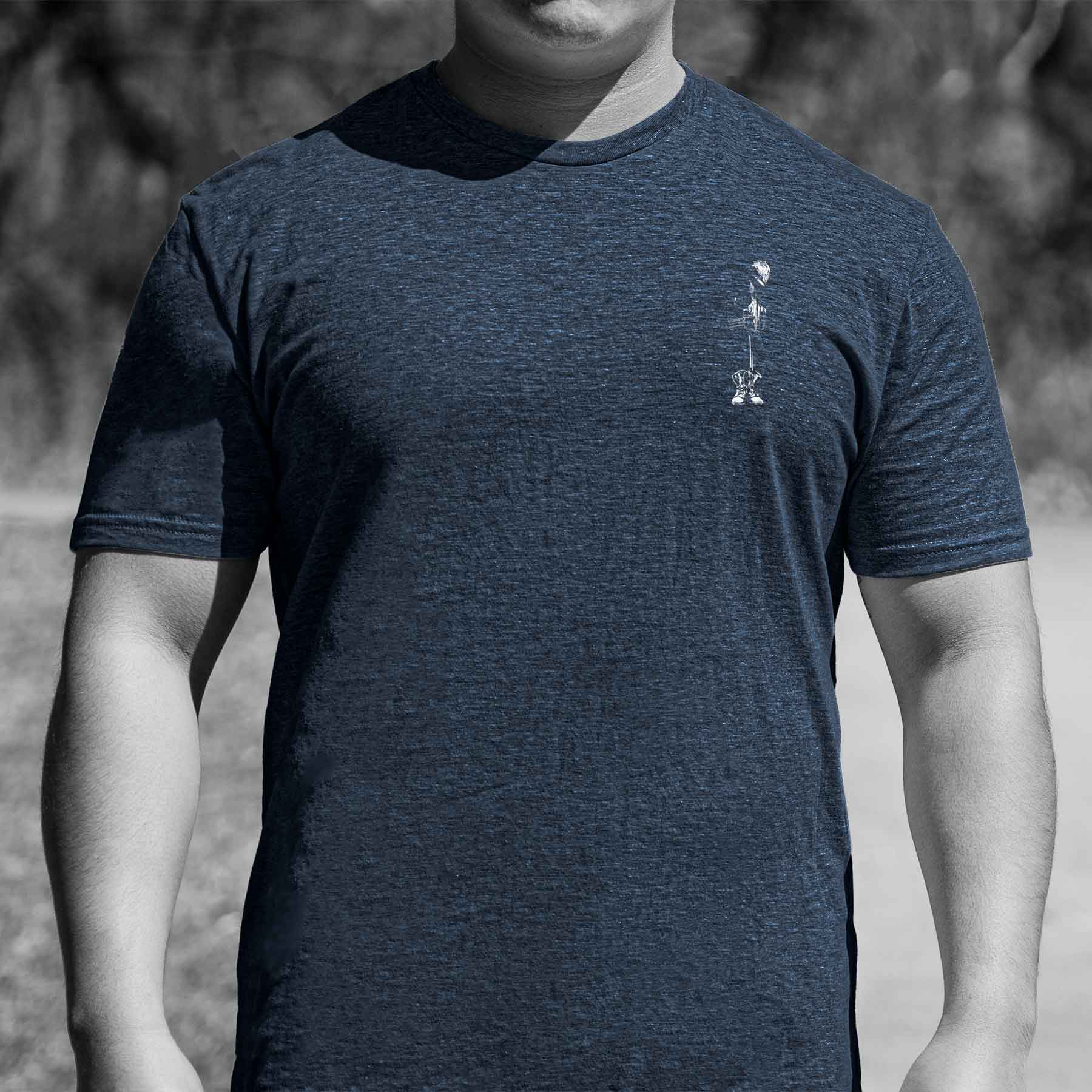 Until Valhalla Heathered T-shirt - Image 2