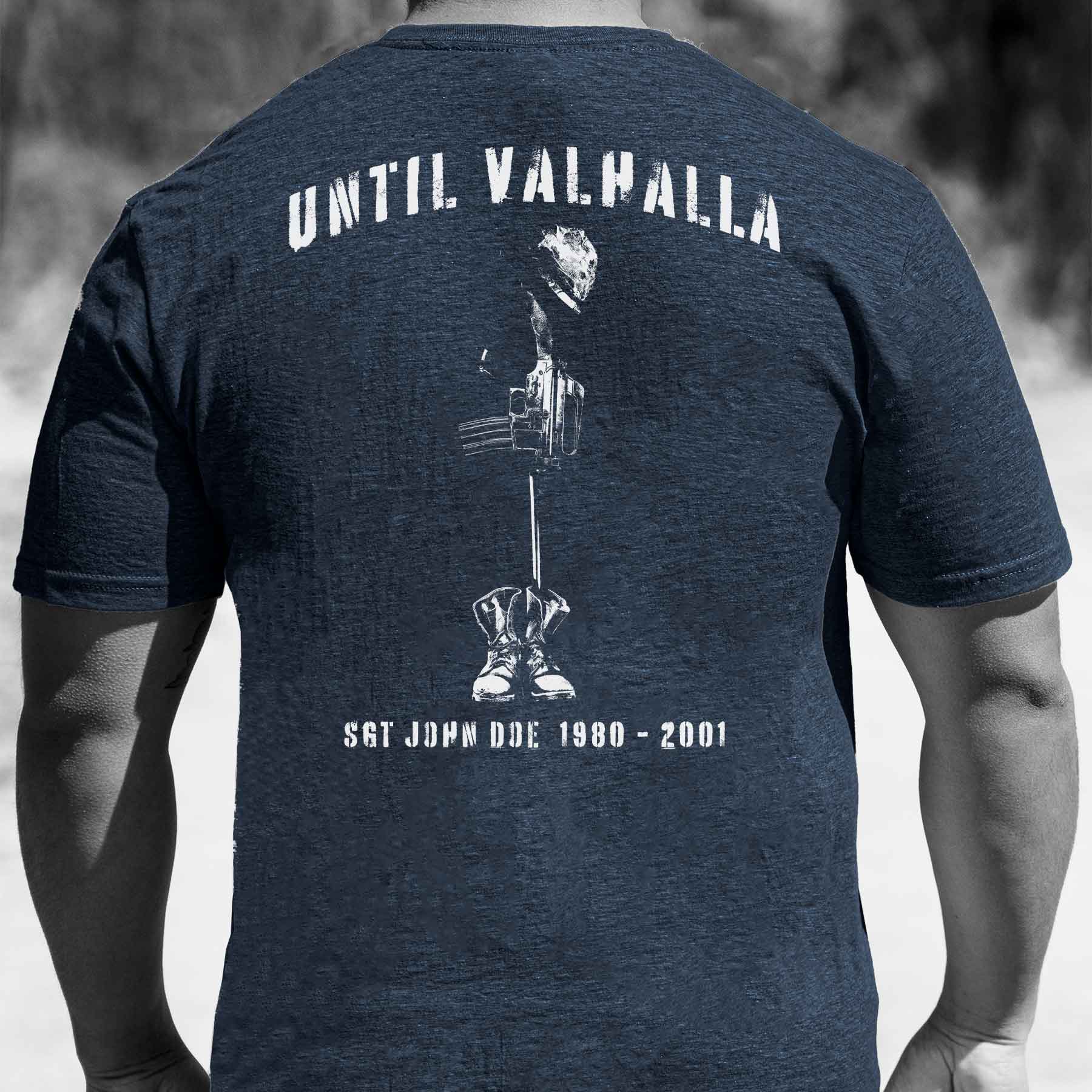 Until Valhalla Heathered T-shirt - Image 6