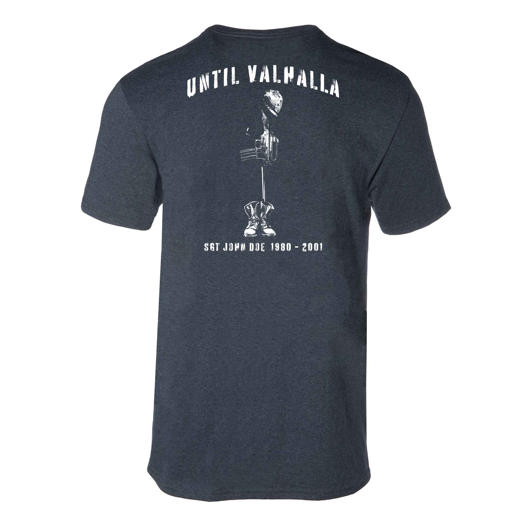 Until Valhalla Heathered T-shirt - Image 8