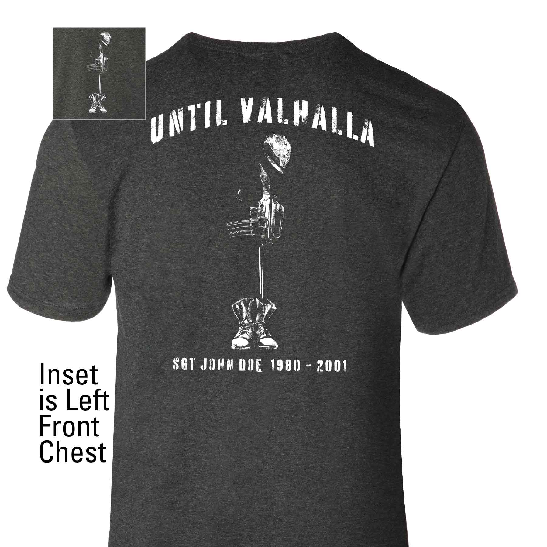 Until Valhalla Heathered T-shirt - Image 9