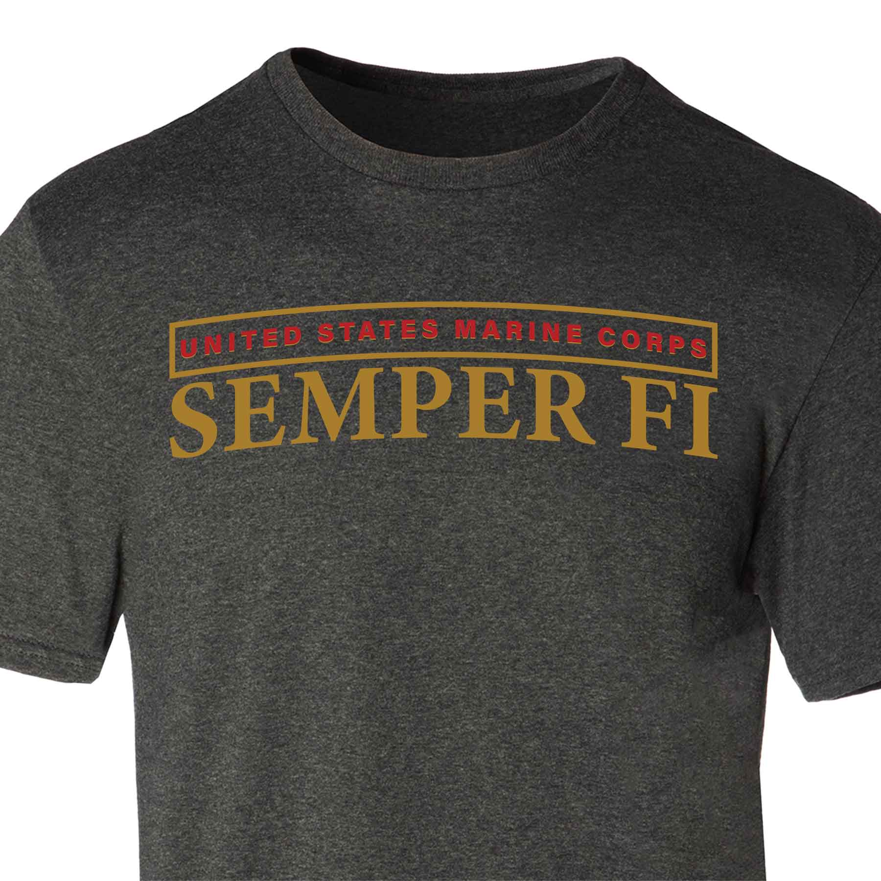 Semper Fi Arch Heather T-shirt - Image 5