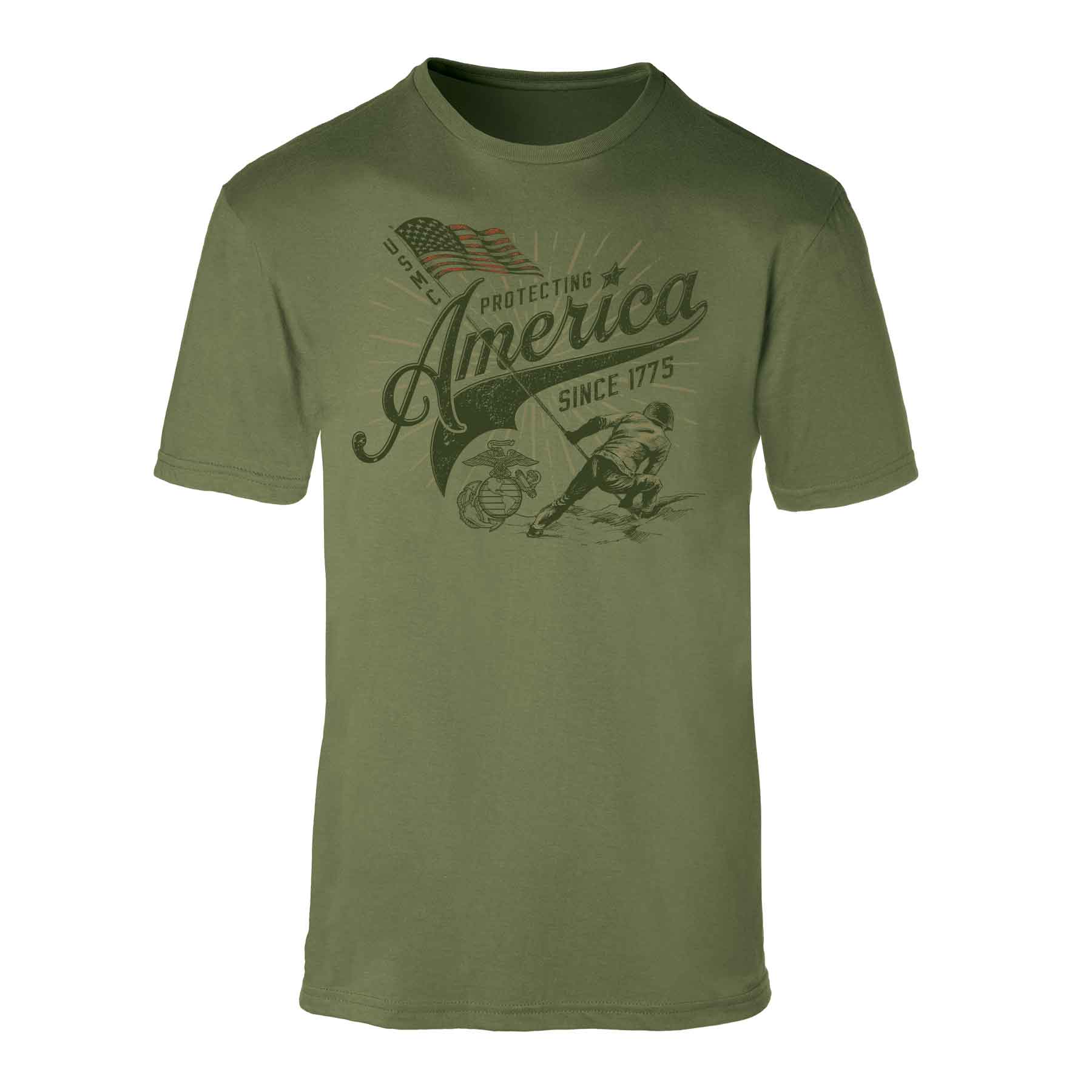 USMC Protecting America Since 1775 T-shirt - Image 4