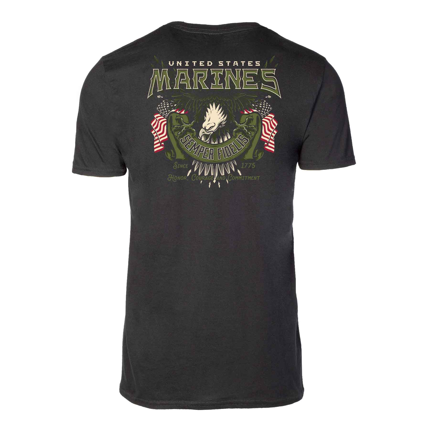 USMC Eagle Banner T-shirt - Image 7