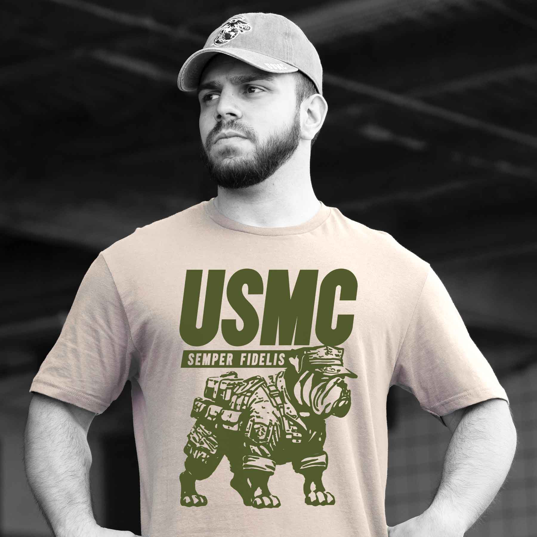 USMC Combat Bulldog T-shirt - Image 6
