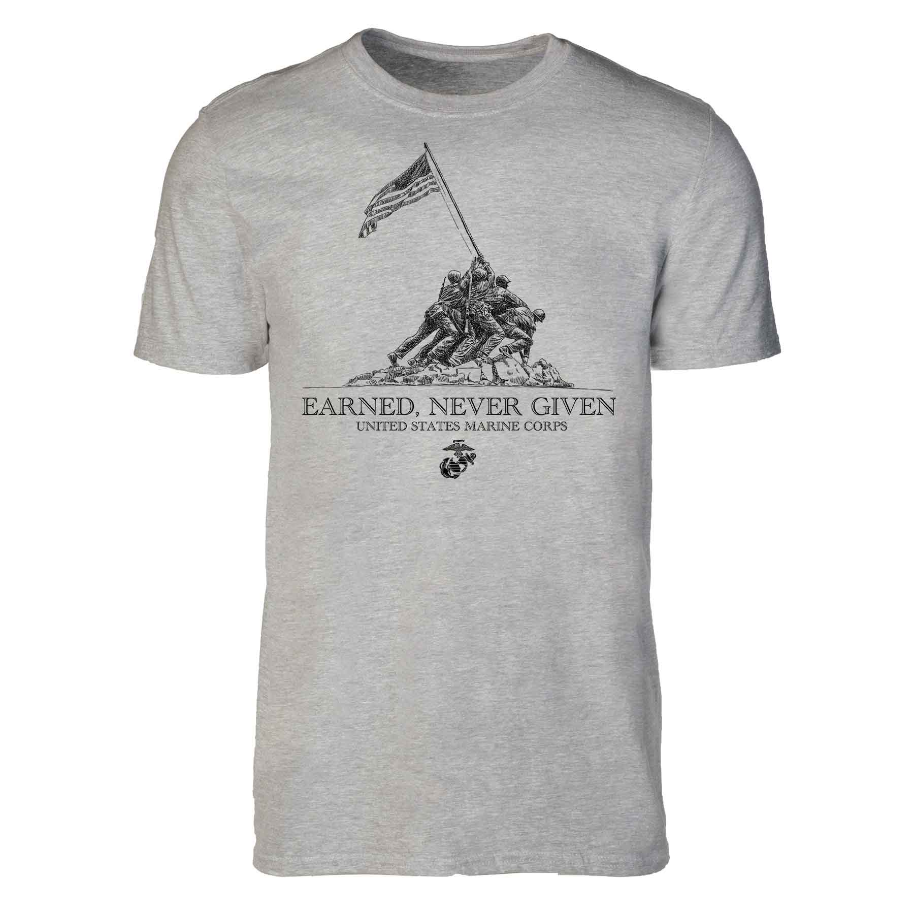 Earned Never Given Full Front T-shirt - Image 4