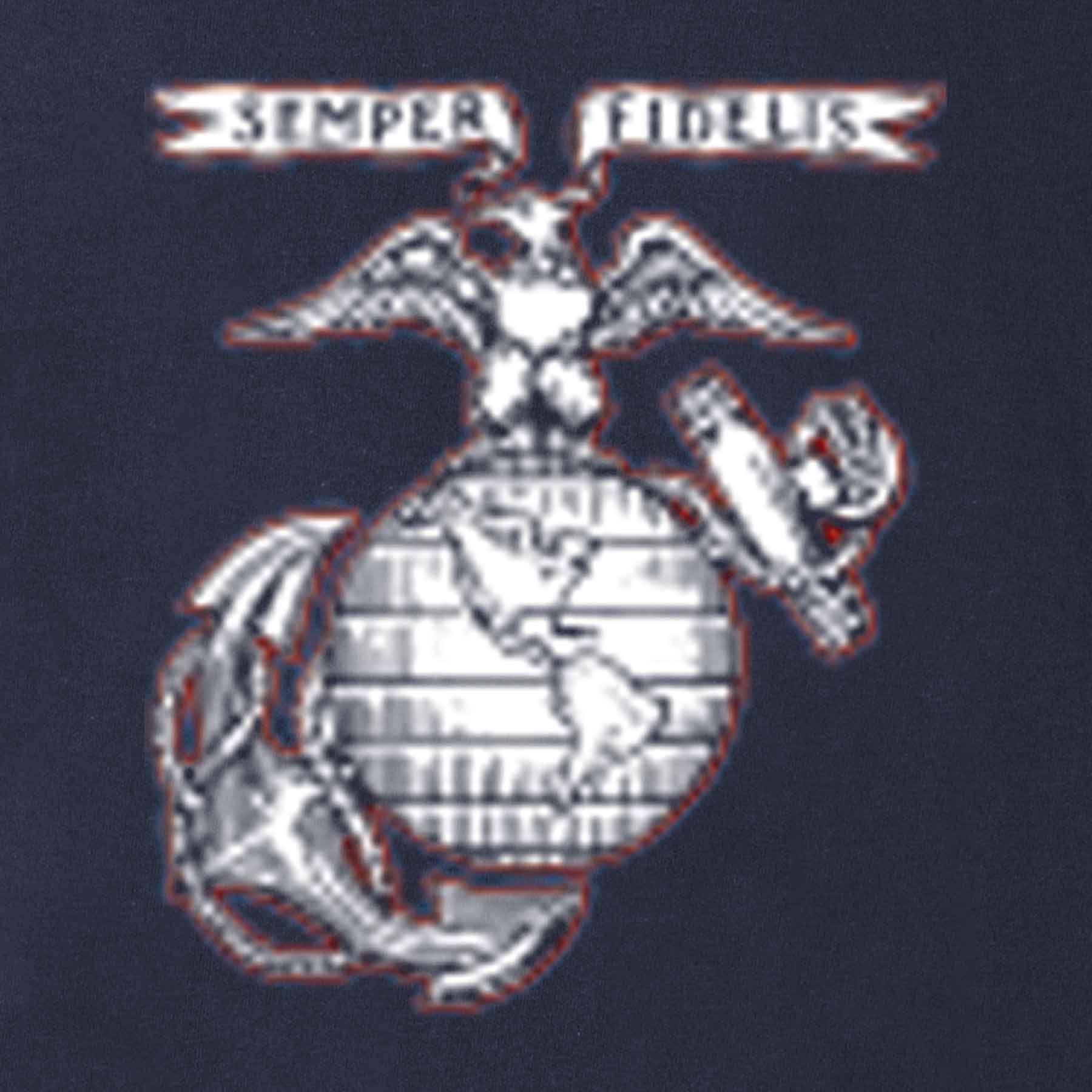 Leathernecks Back With Left Chest T-shirt - Image 3