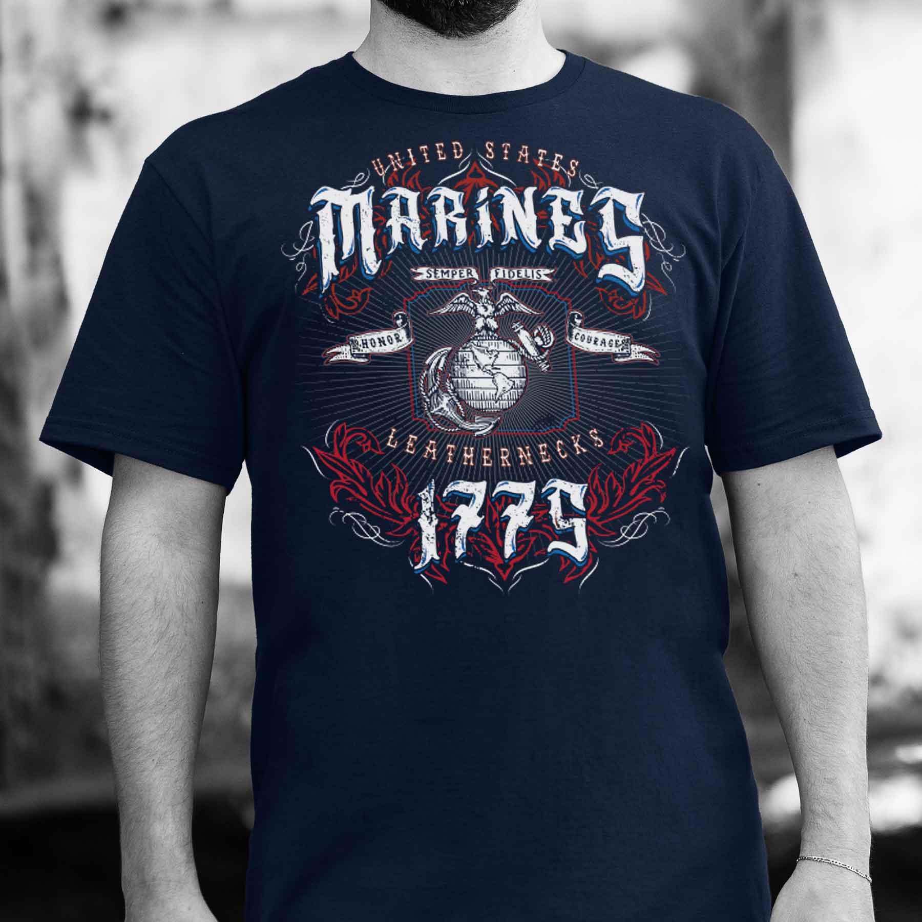 Leathernecks Full Front T-shirt - Image 2