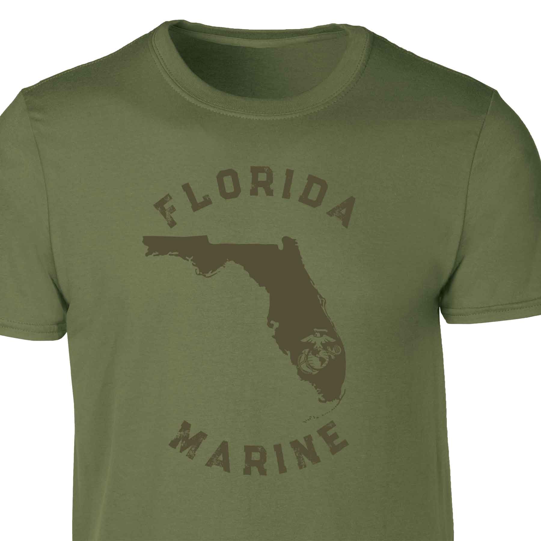 Choose Your State T-shirt, OD Green - Image 11