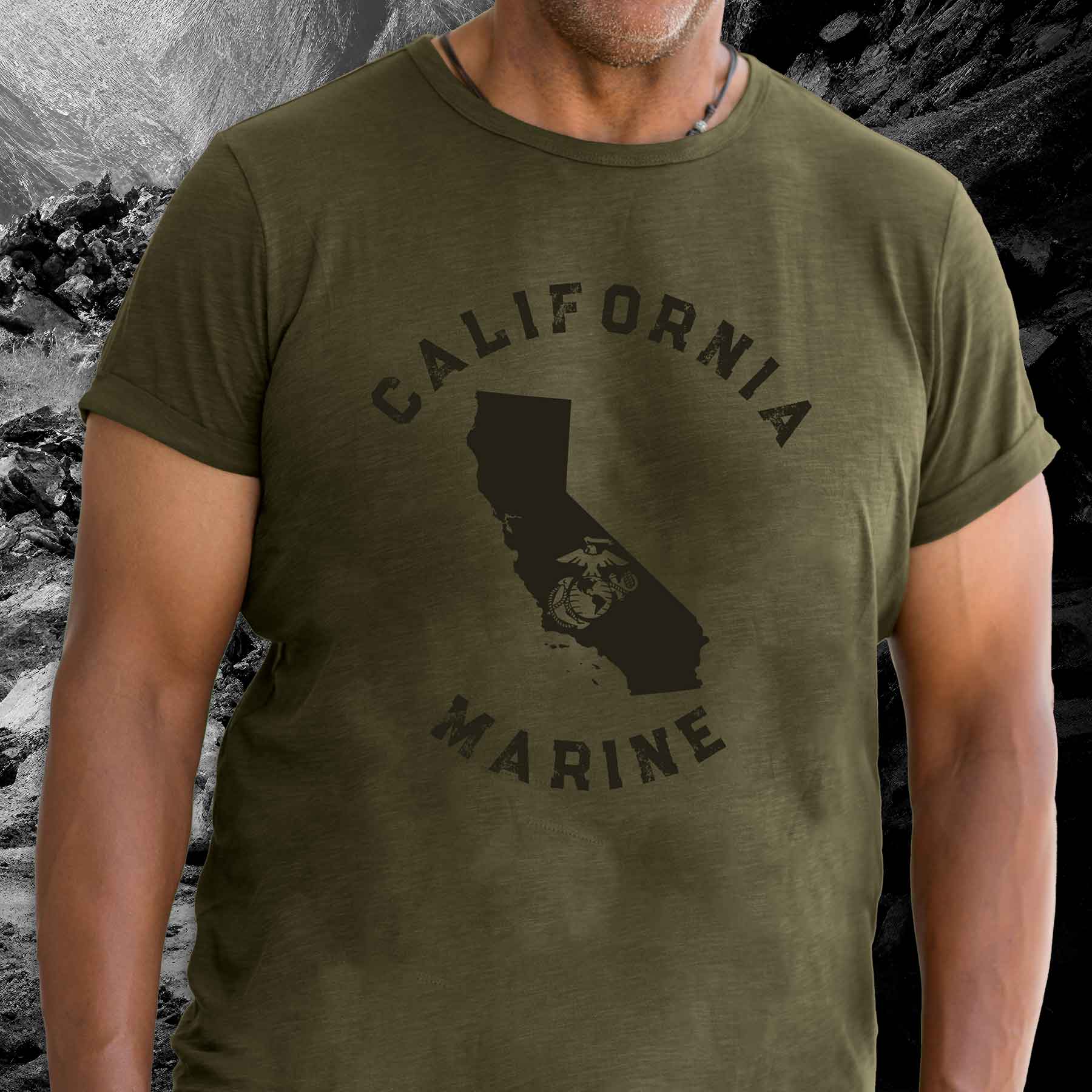Choose Your State T-shirt, OD Green - Image 2