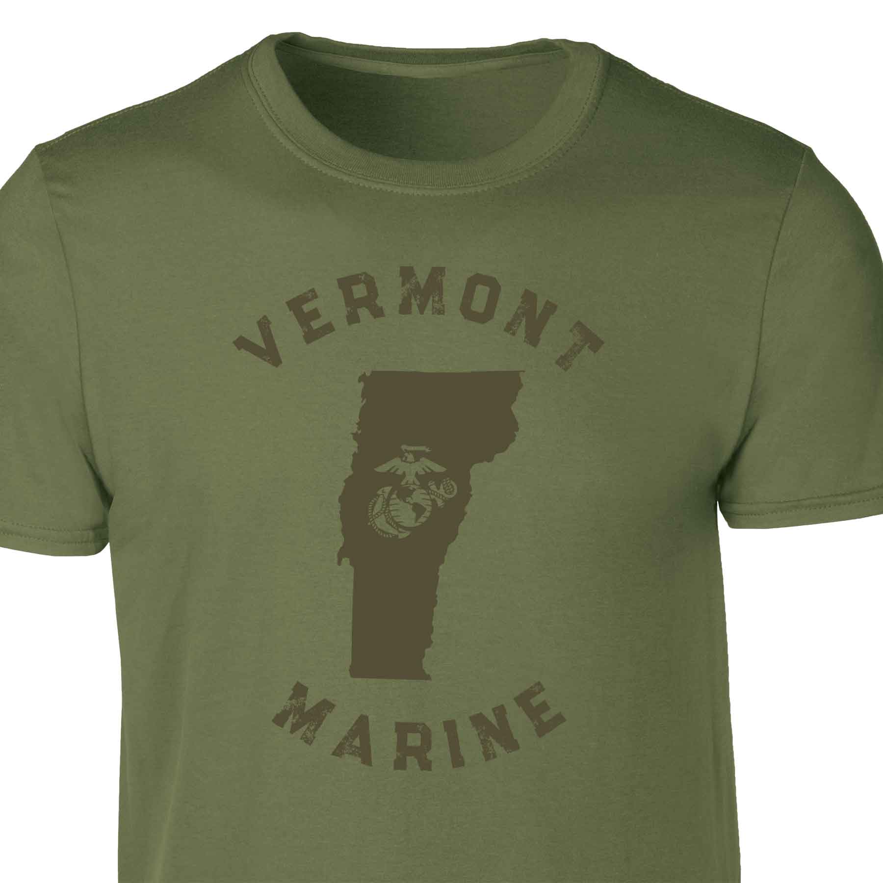 Choose Your State T-shirt, OD Green - Image 24