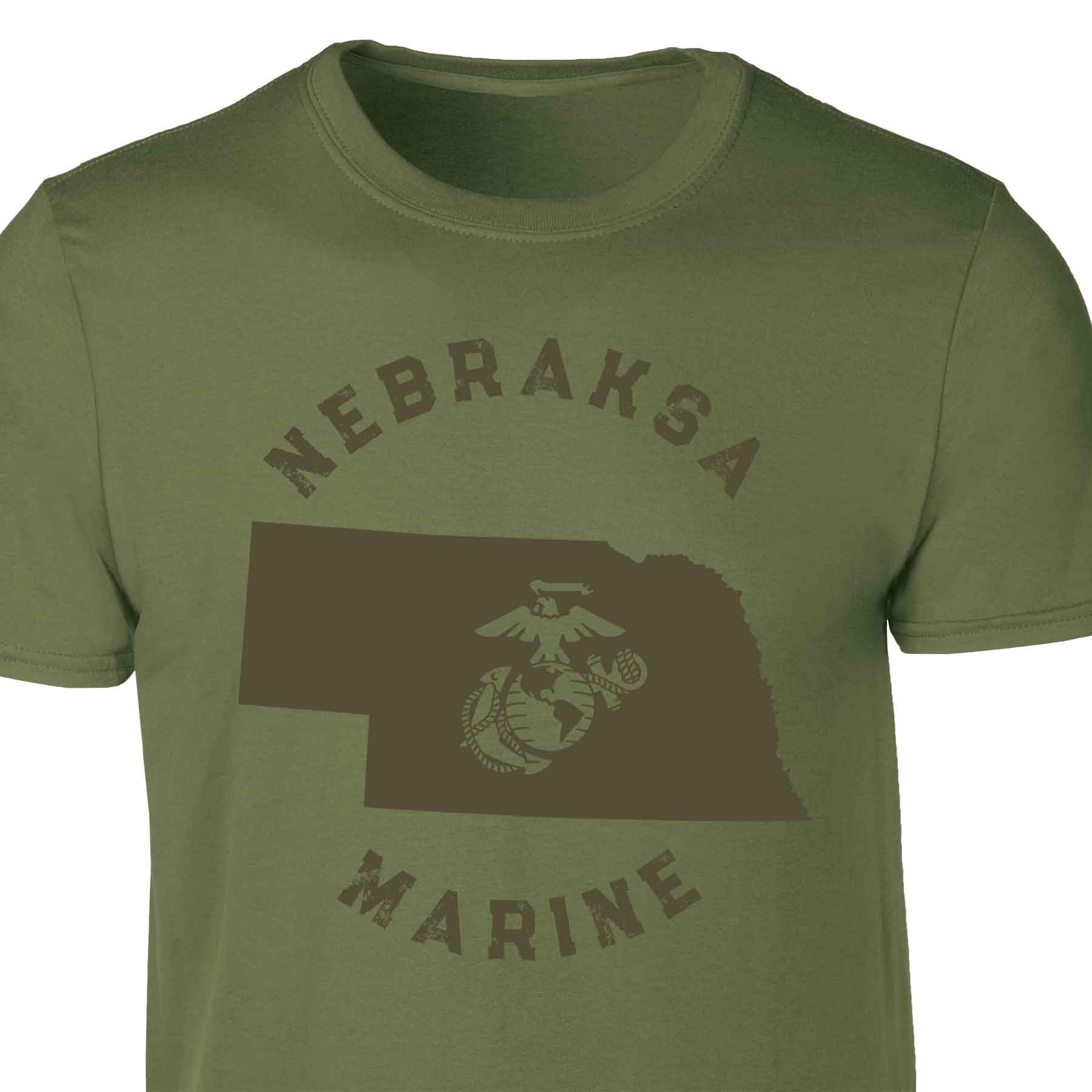 Choose Your State T-shirt, OD Green - Image 39