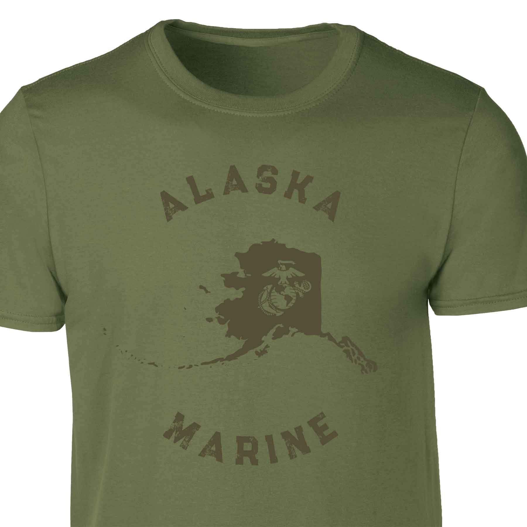 Choose Your State T-shirt, OD Green - Image 4