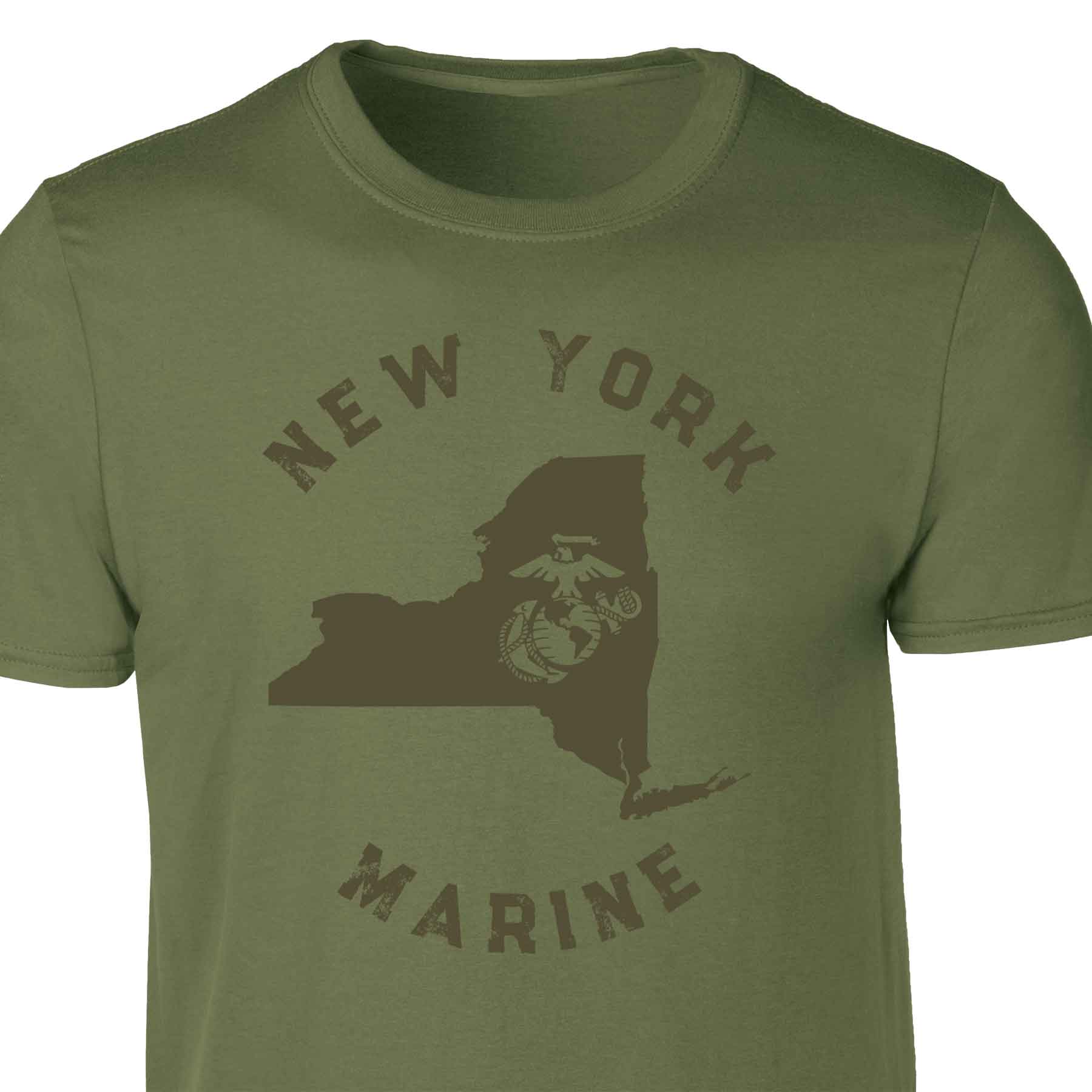 Choose Your State T-shirt, OD Green - Image 44