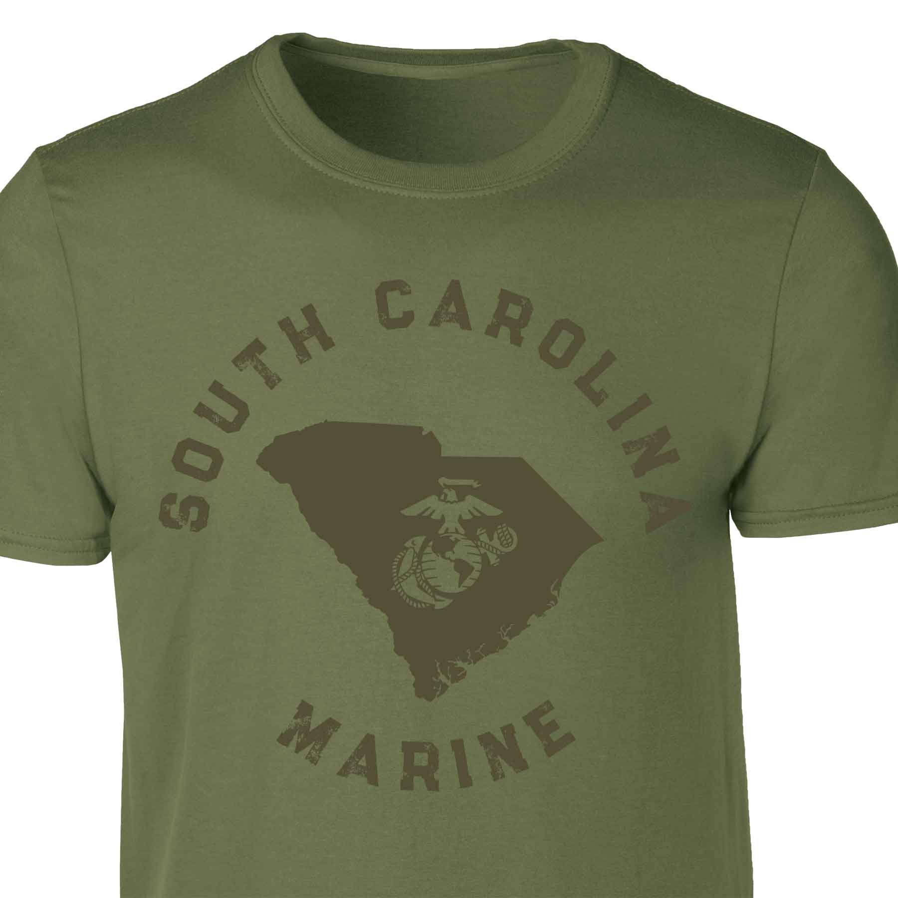 Choose Your State T-shirt, OD Green - Image 50