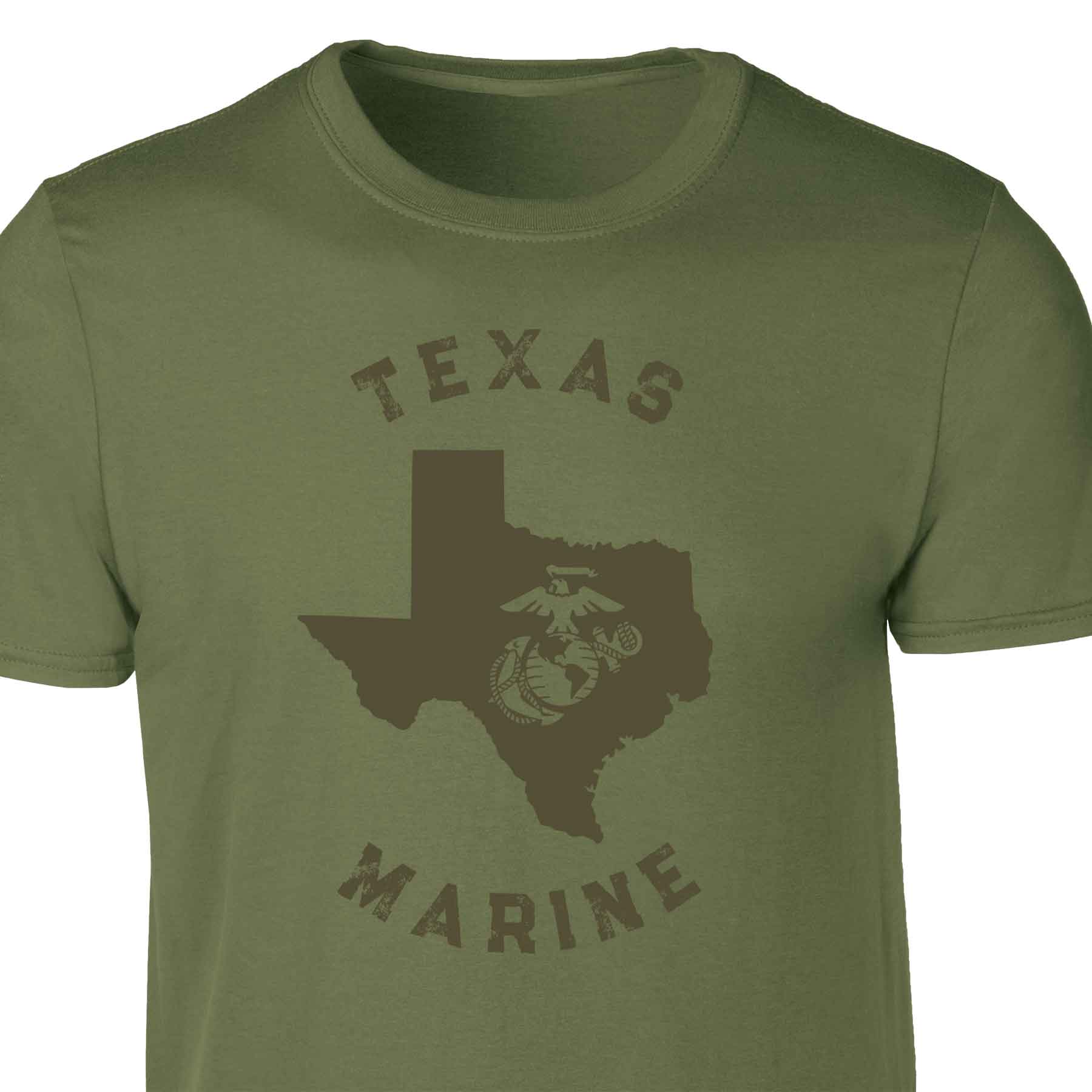 Choose Your State T-shirt, OD Green - Image 53