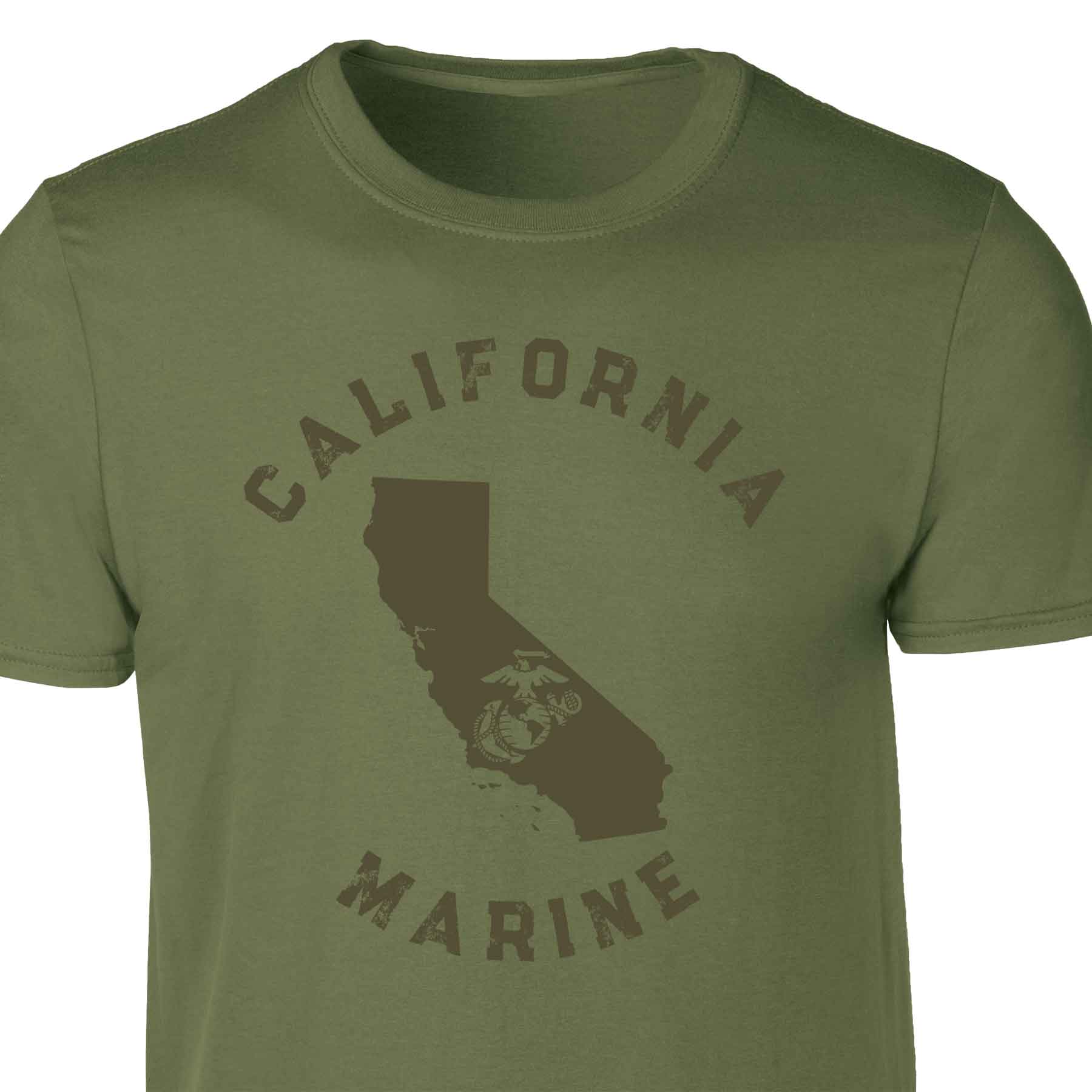 Choose Your State T-shirt, OD Green - Image 8