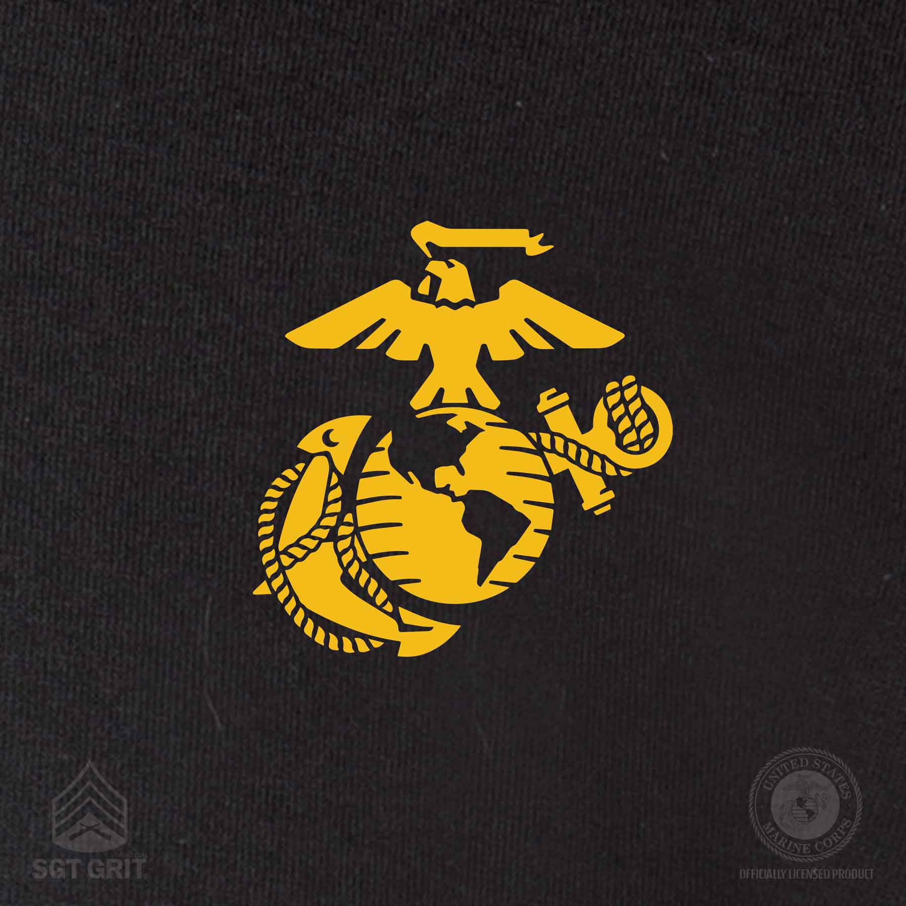 Marines Yellow Footprints T-shirt - Image 3