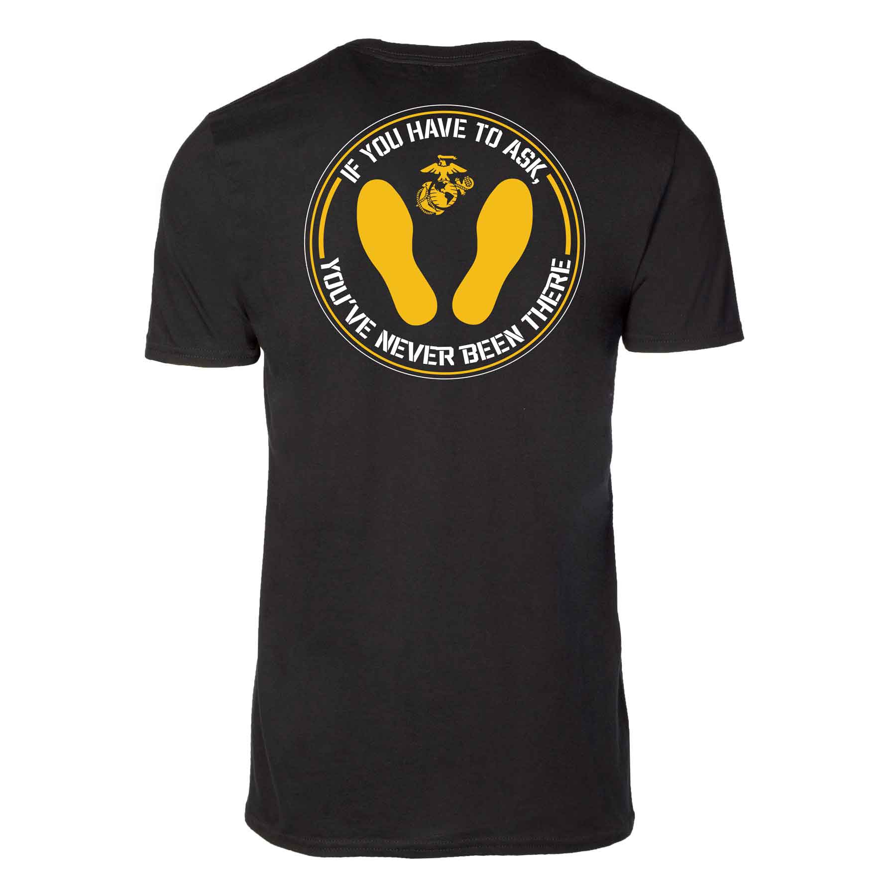 Marines Yellow Footprints T-shirt - Image 7