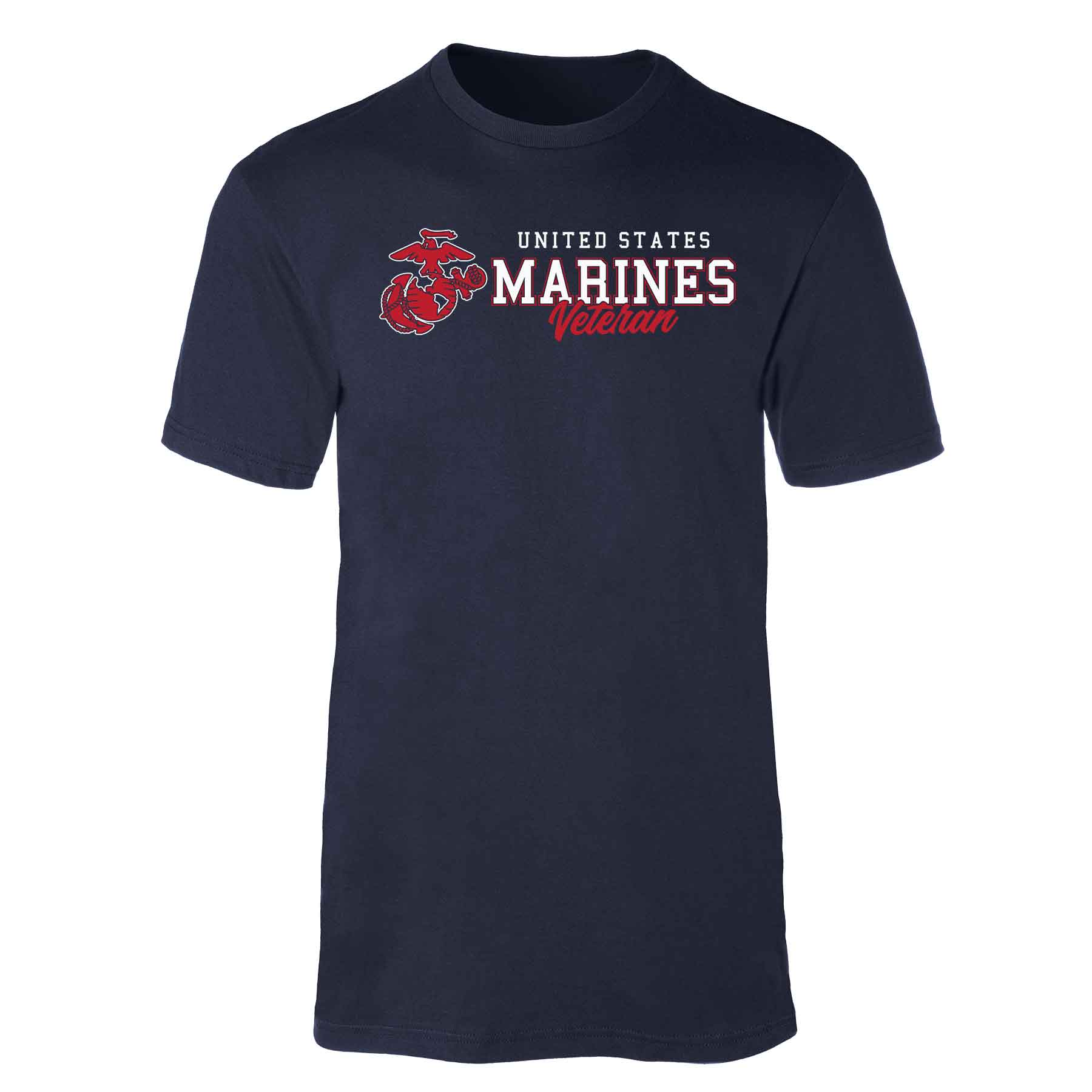 USMC Veteran Script T-shirt - Image 4