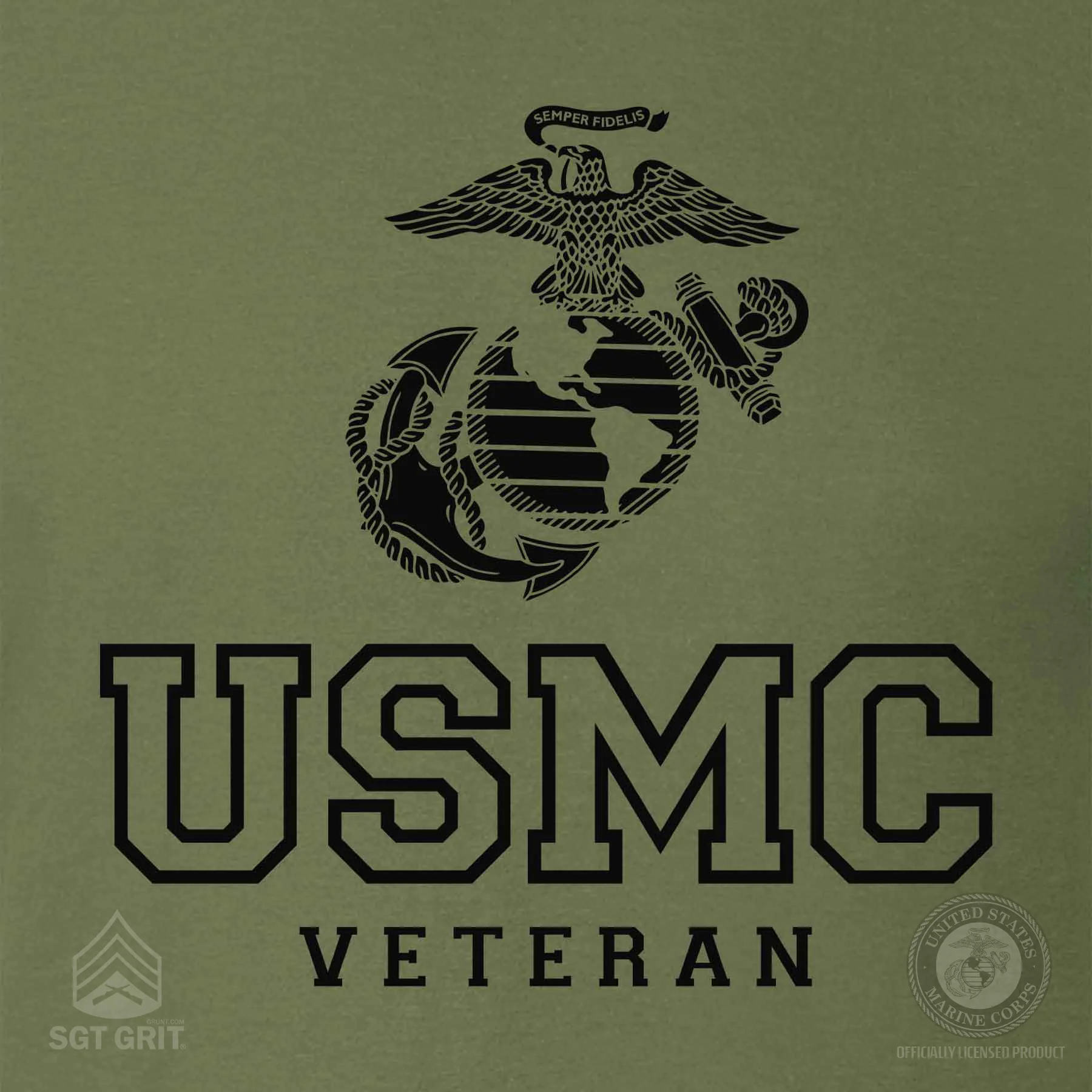 USMC Veteran Tonal T-shirt - Image 12