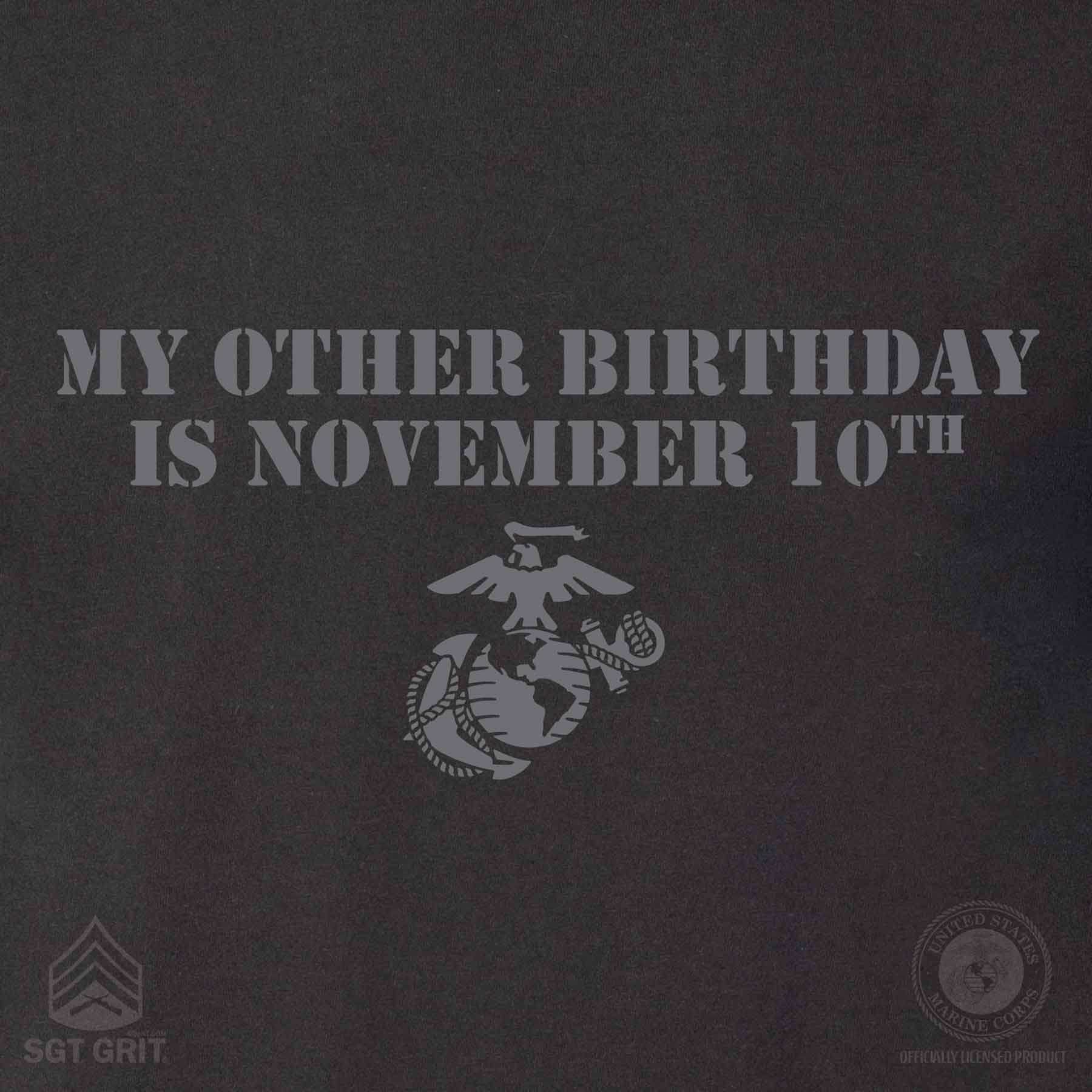 My Other Birthday Is November 10th T-shirt - Image 3