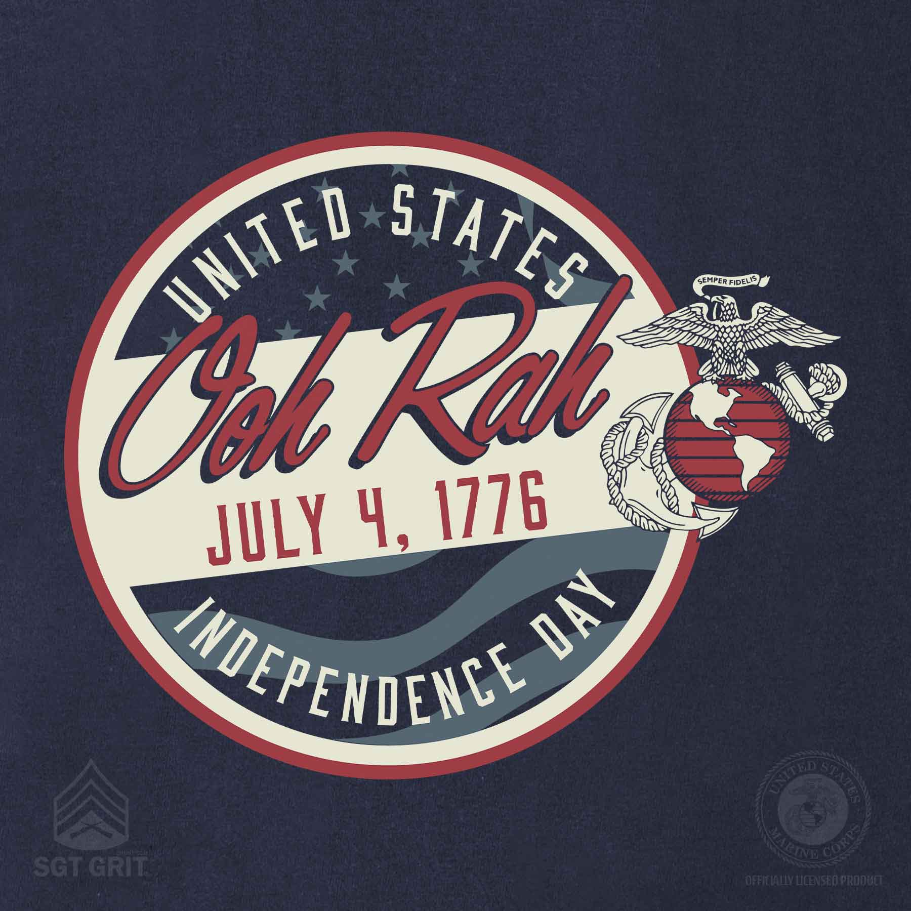 Ooh Rah Independence Day T-shirt - Image 3