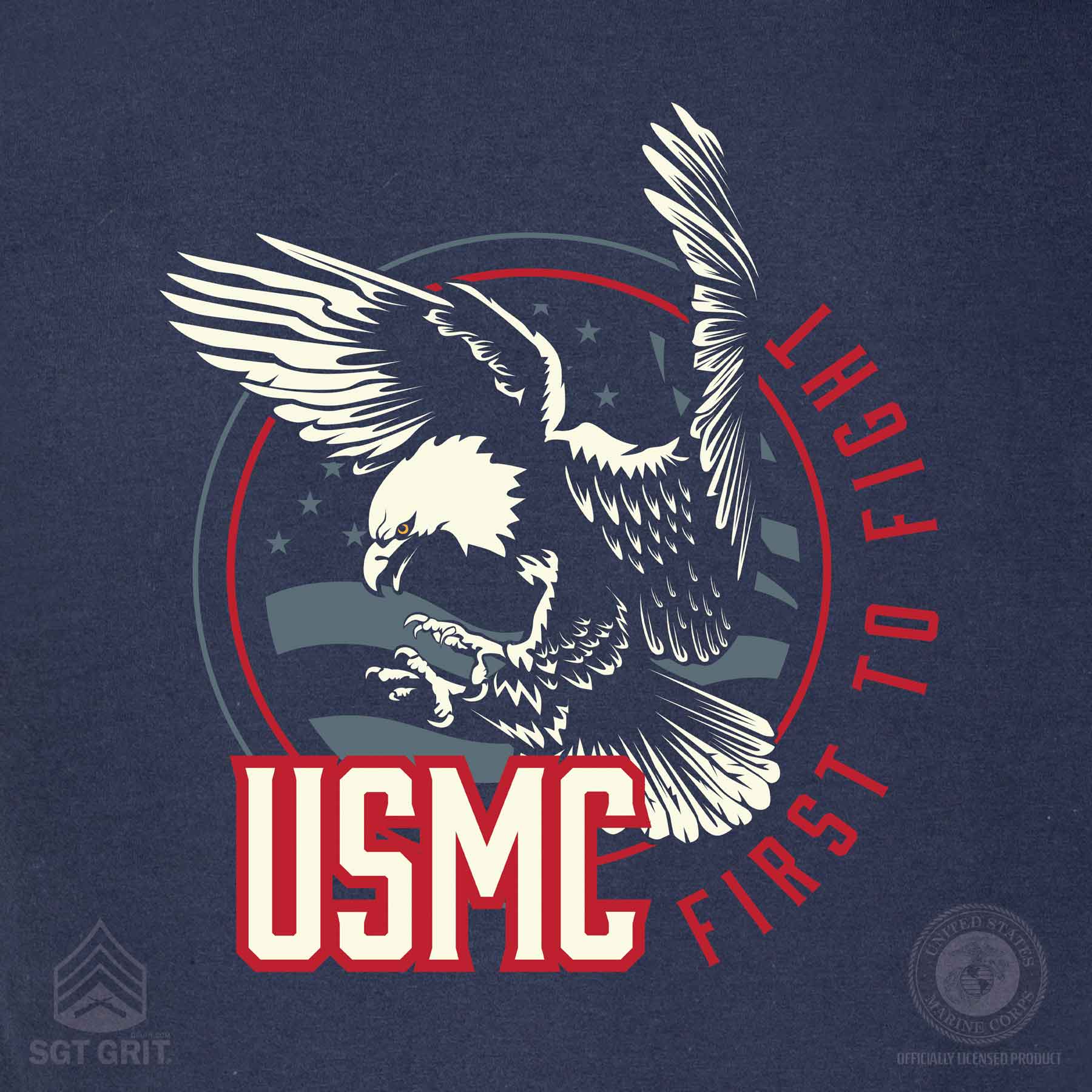 First To Fight Eagle T-shirt - Image 7
