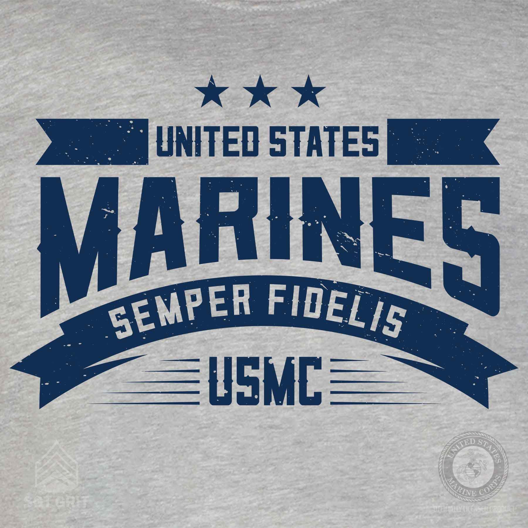 USMC Semper Fidelis Stars T-shirt - Image 3