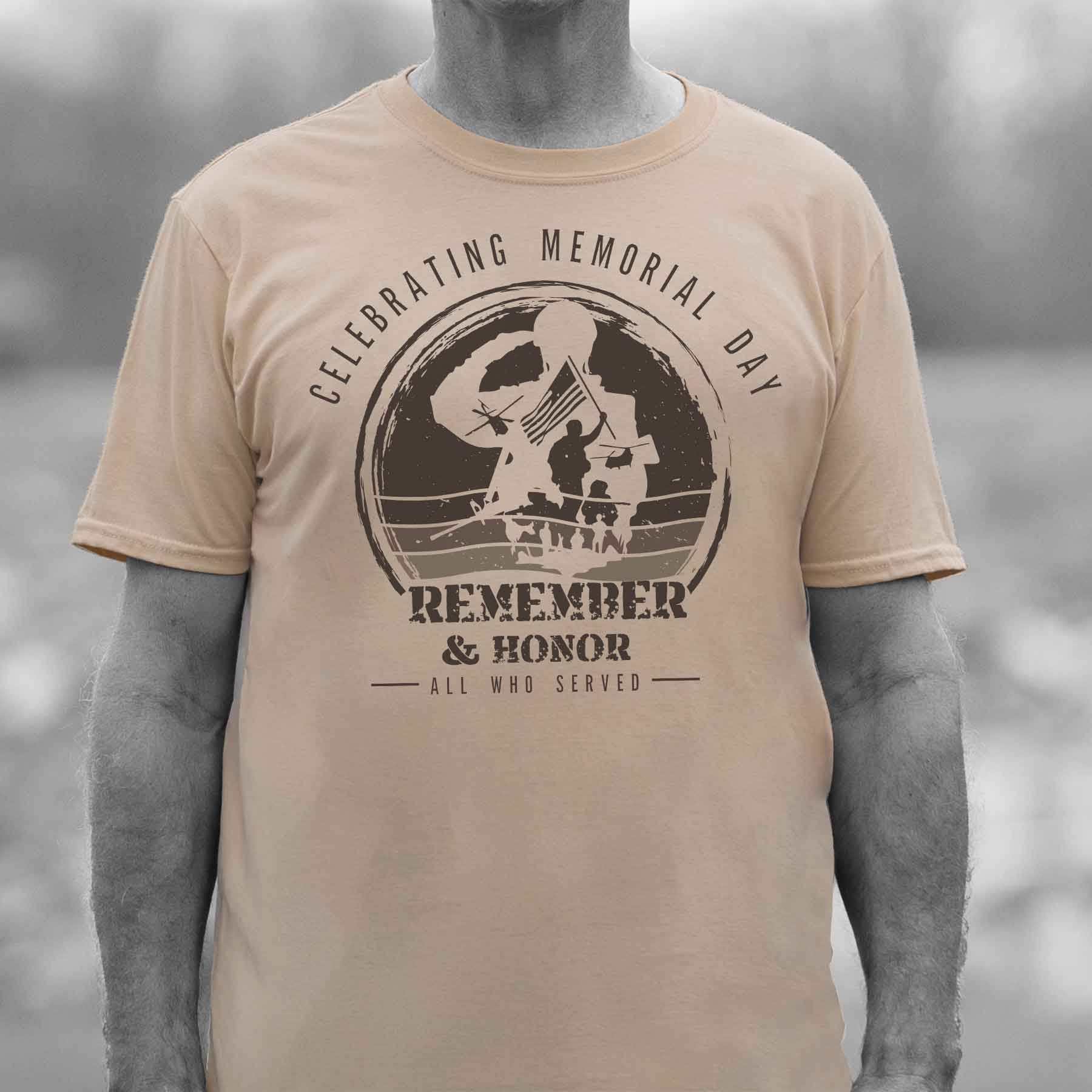 Memorial Day Remember & Honor T-shirt - Image 7
