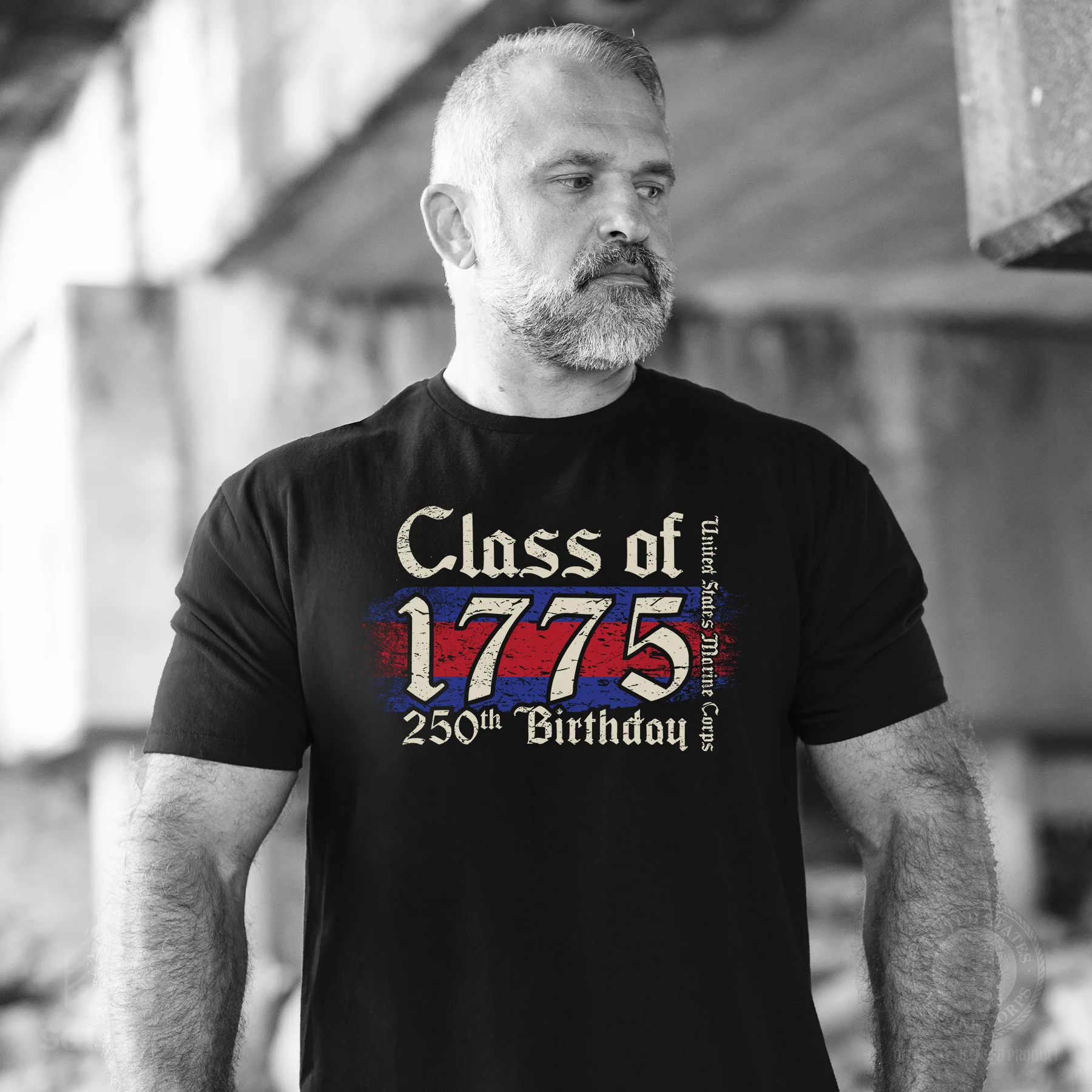 USMC 250th Birthday Class of 1775 T-Shirt - Image 2