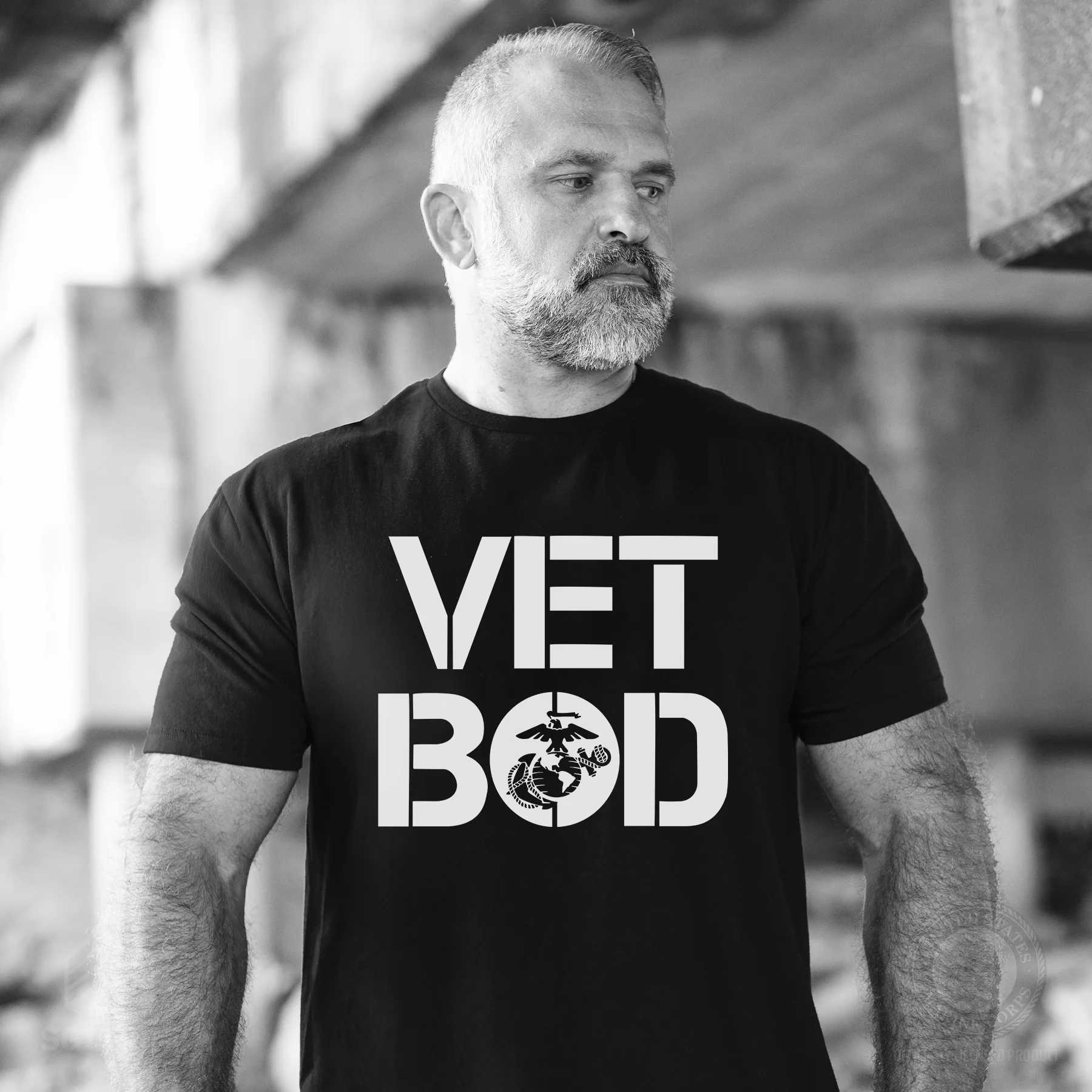Vet Bod T-Shirt- Black - Image 2