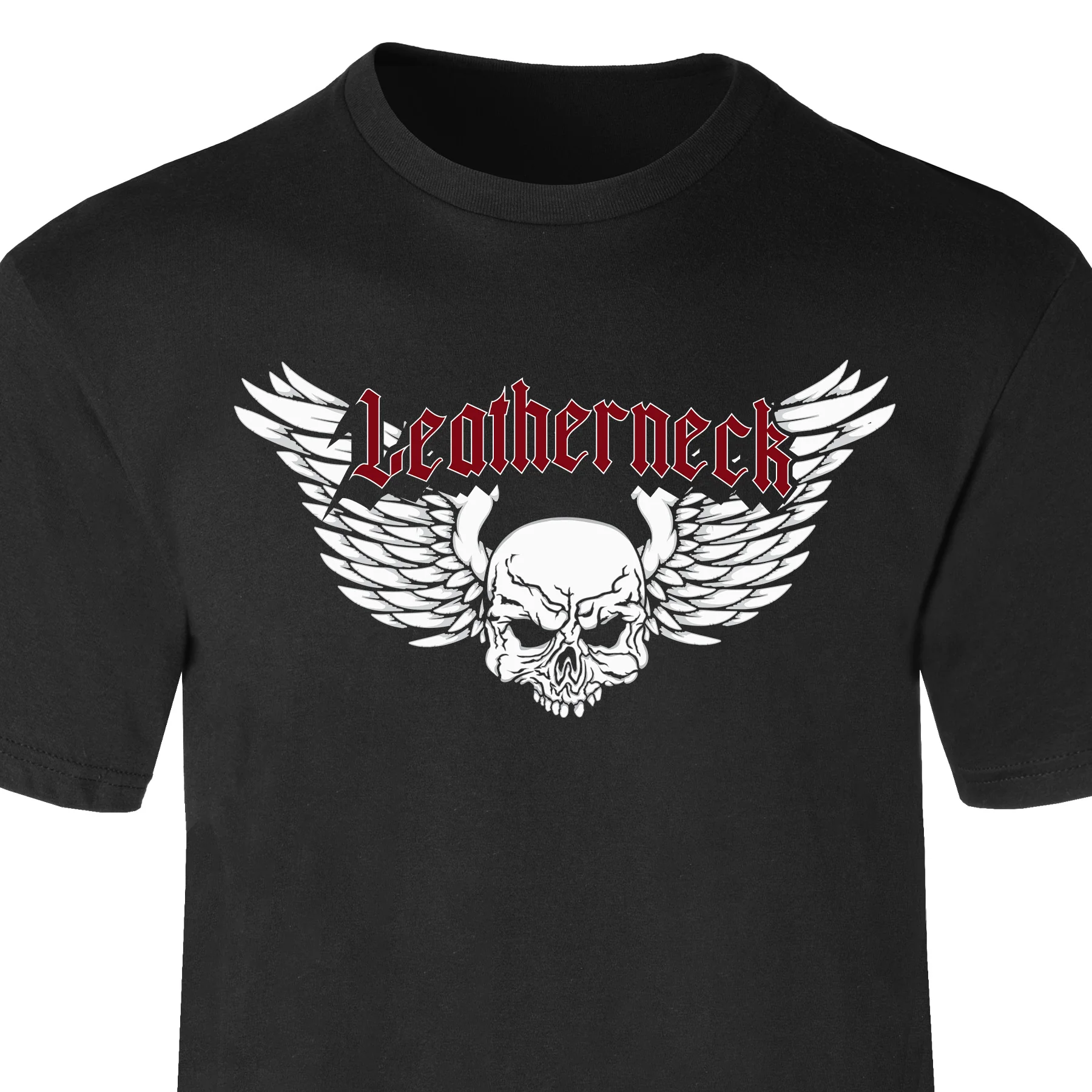 Leatherneck Skull T-Shirt - Black
